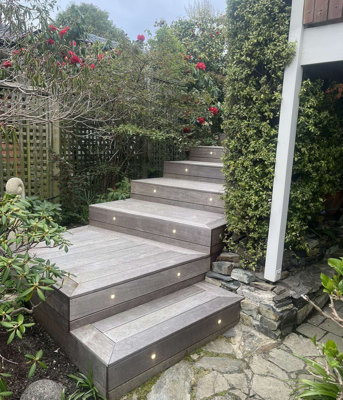Hughes Residence Outdoor Step Lighting