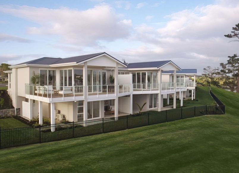 Multi level waterfront duplex