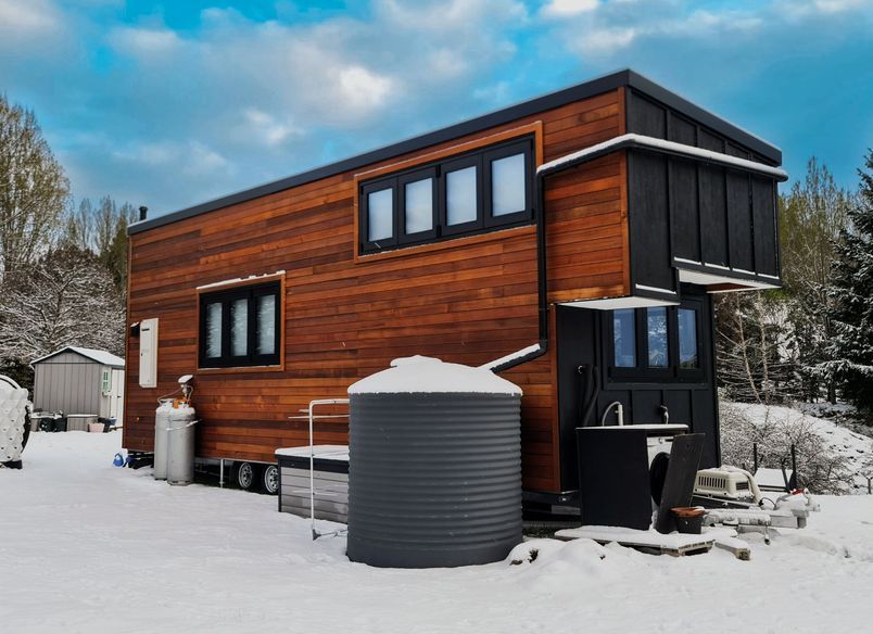 Promax Fits Perfectly Alongside This Tiny Home