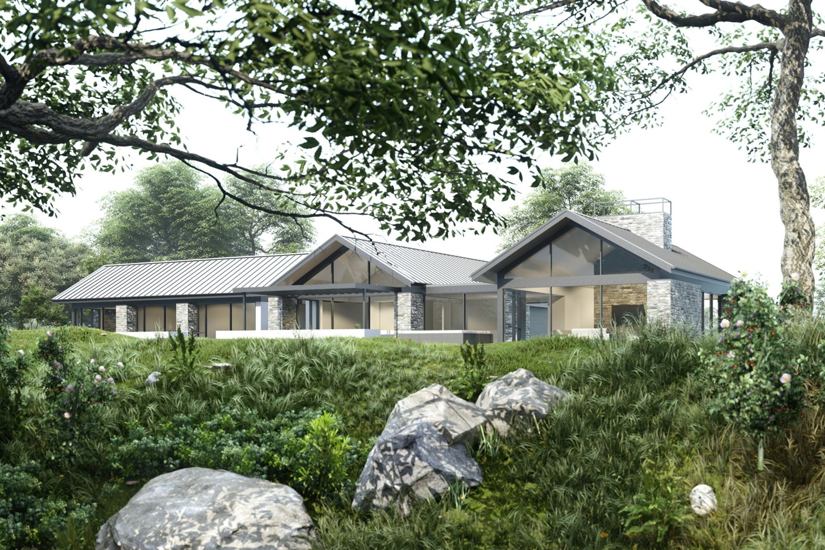 Triple Gable House