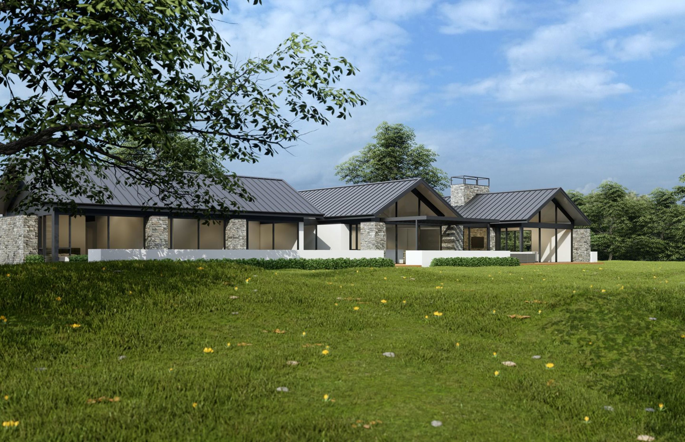 Triple Gable House