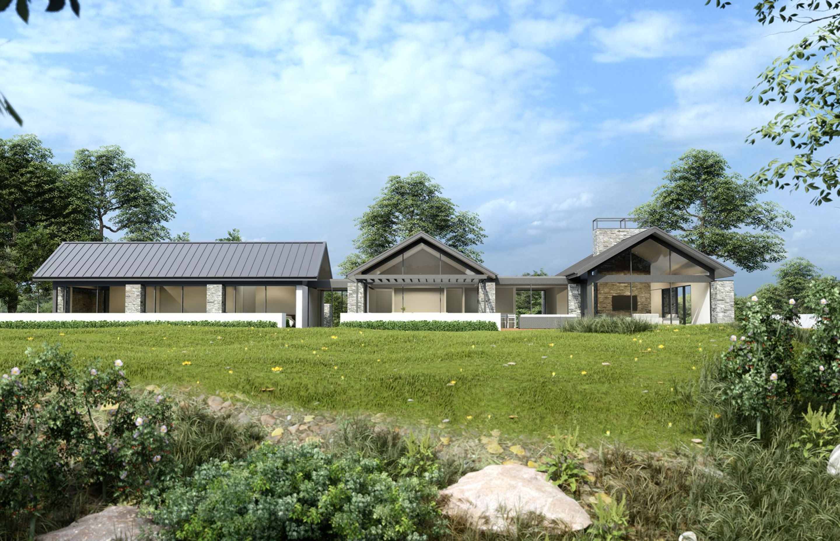 Triple Gable House