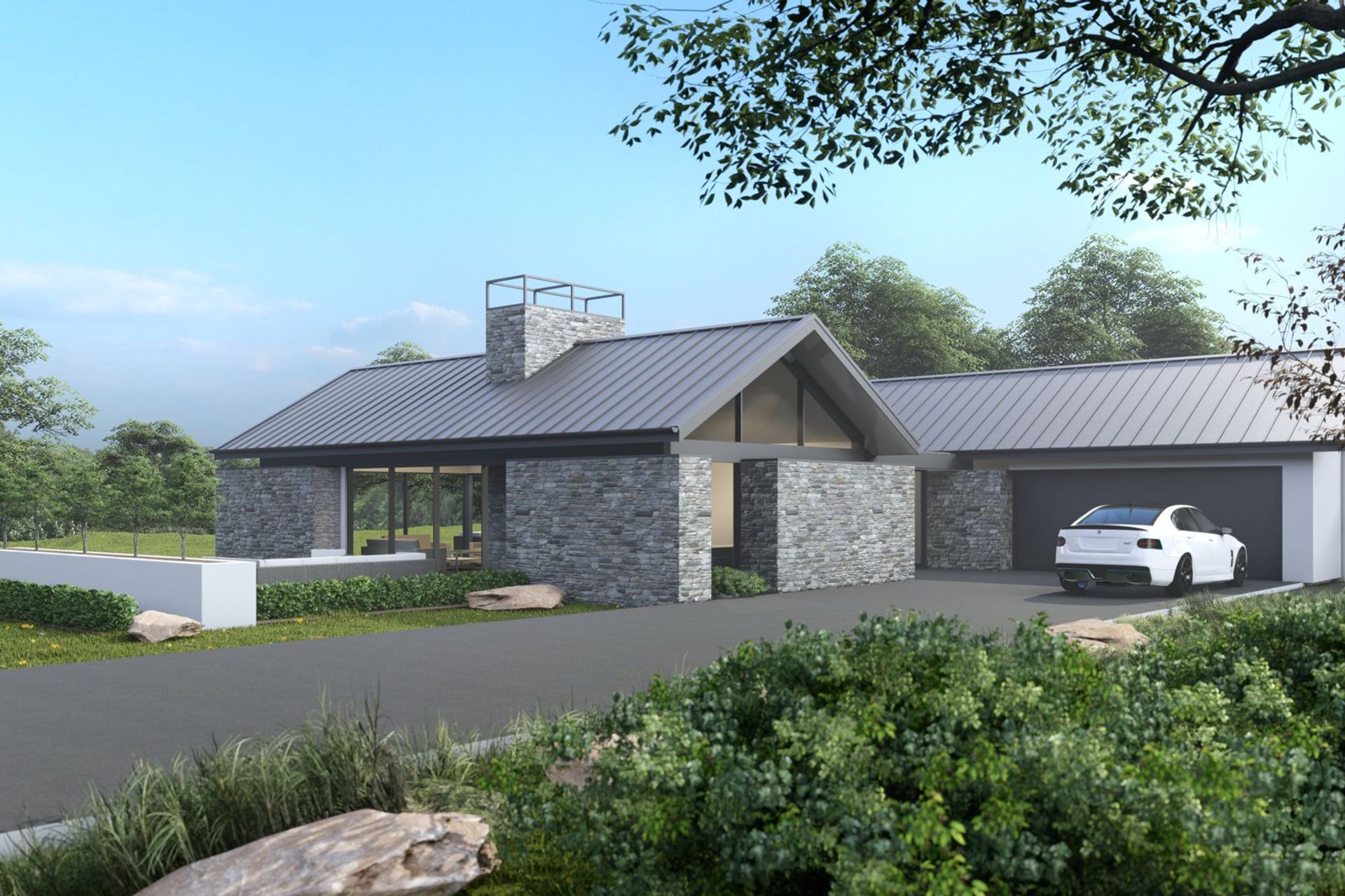 Triple Gable House