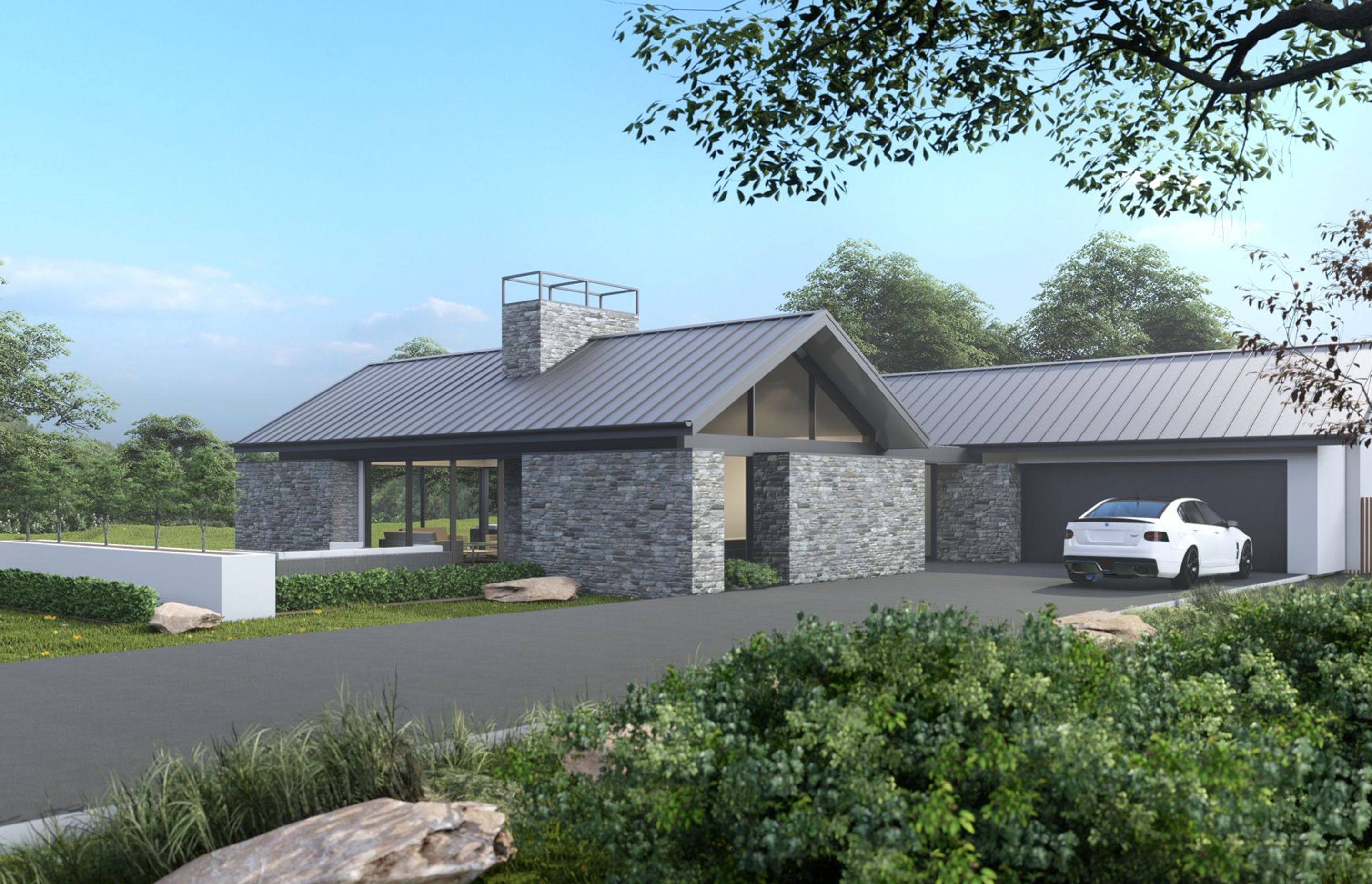 Triple Gable House
