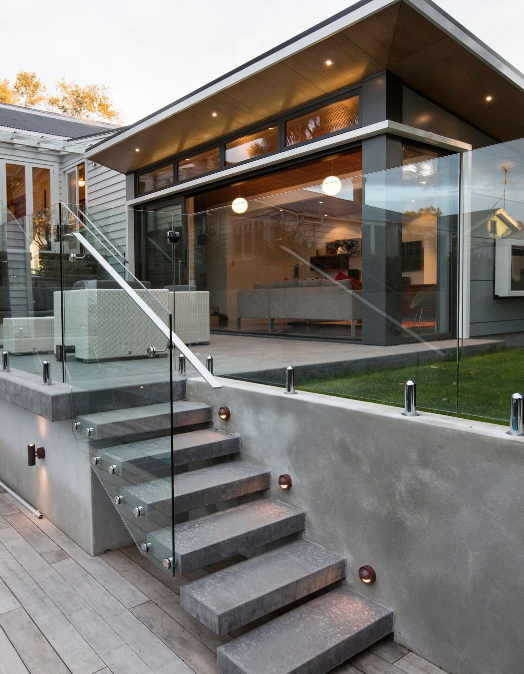 Designer Concrete: Indoor-outdoor space