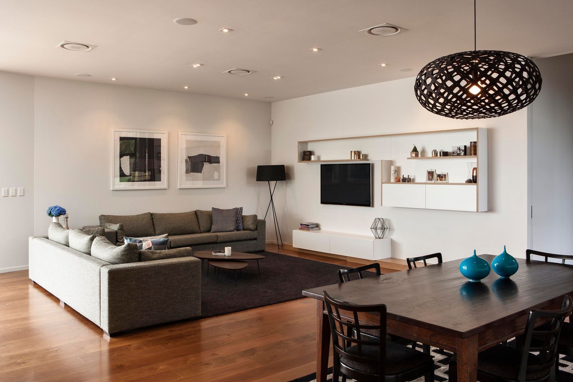 Lounge and dining space