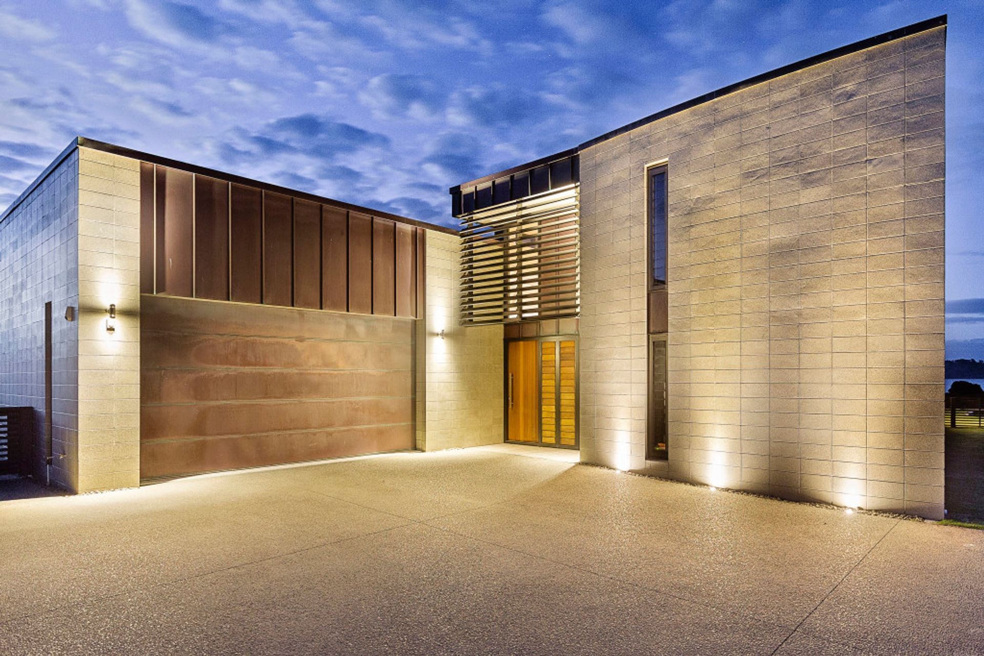 Firth’s Masonry used for unique double skin block design