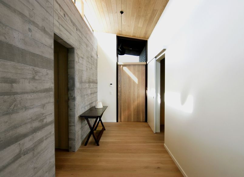 Cedar Oak + Concrete Coastal Home