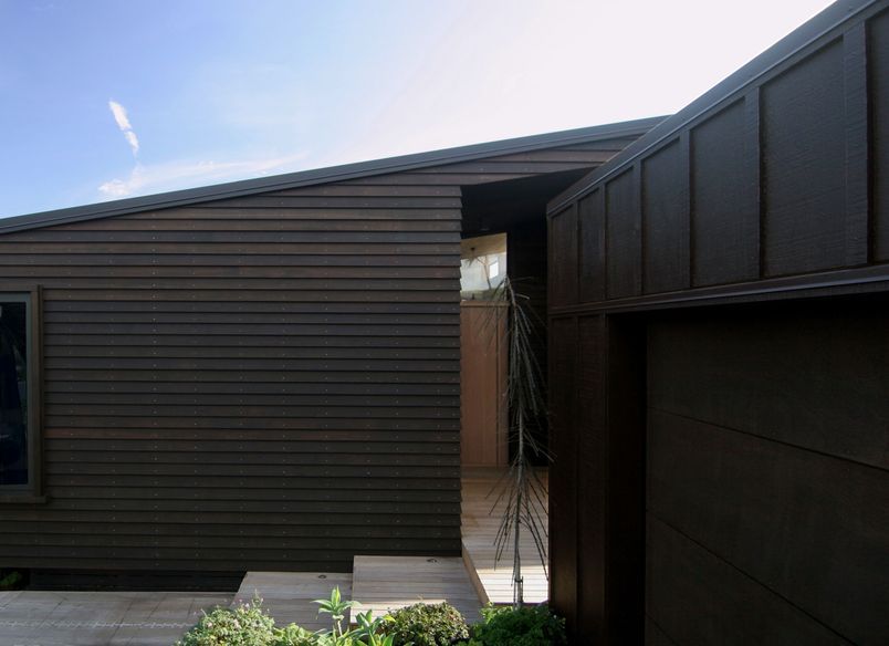 Cedar Oak + Concrete Coastal Home