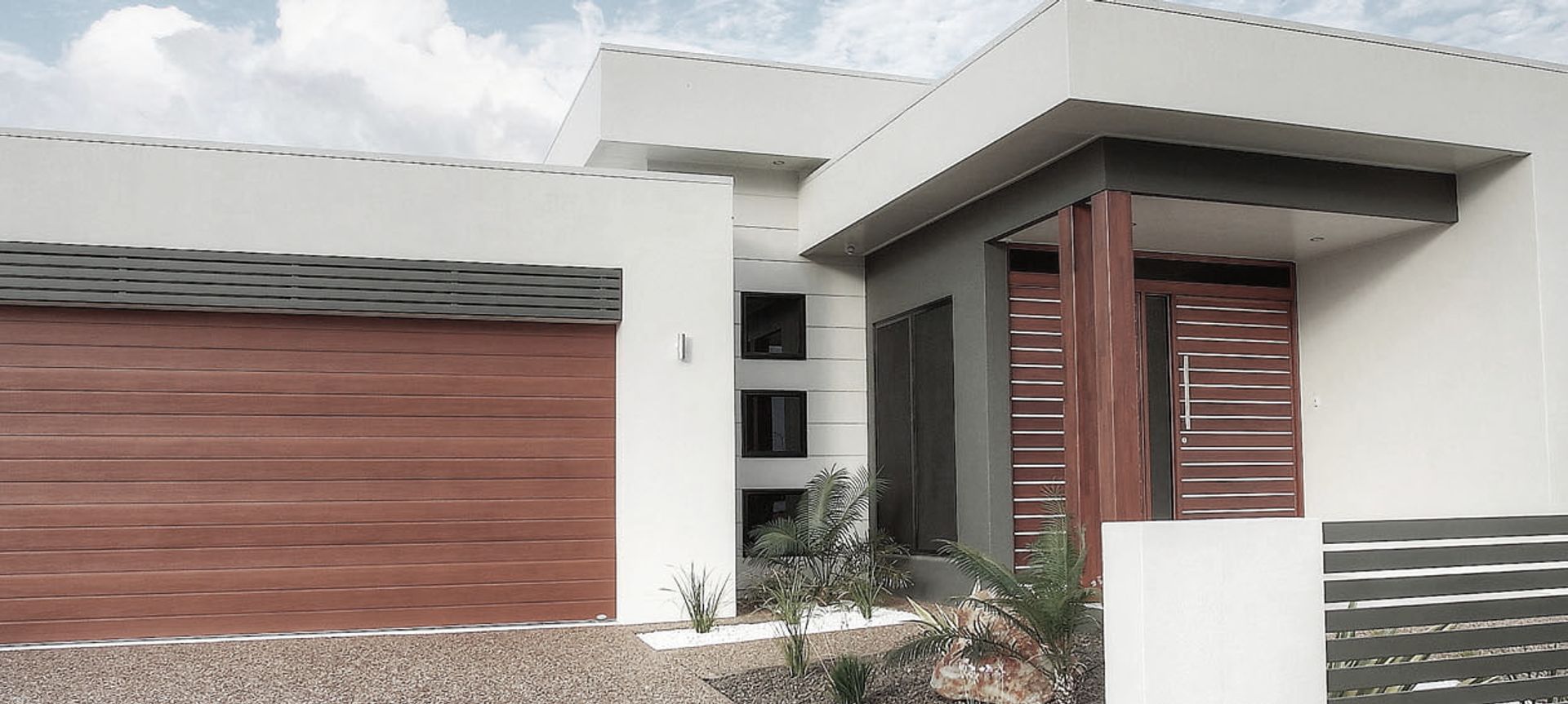DecoWood Sectional Garage Door - Townsville, Queensland banner