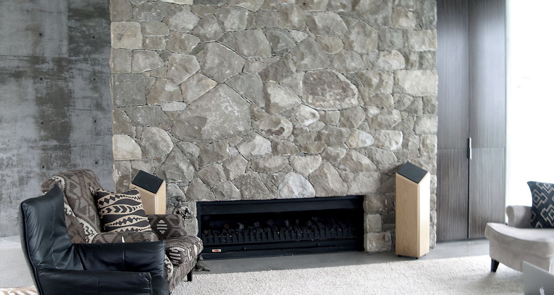 Fireplace banner