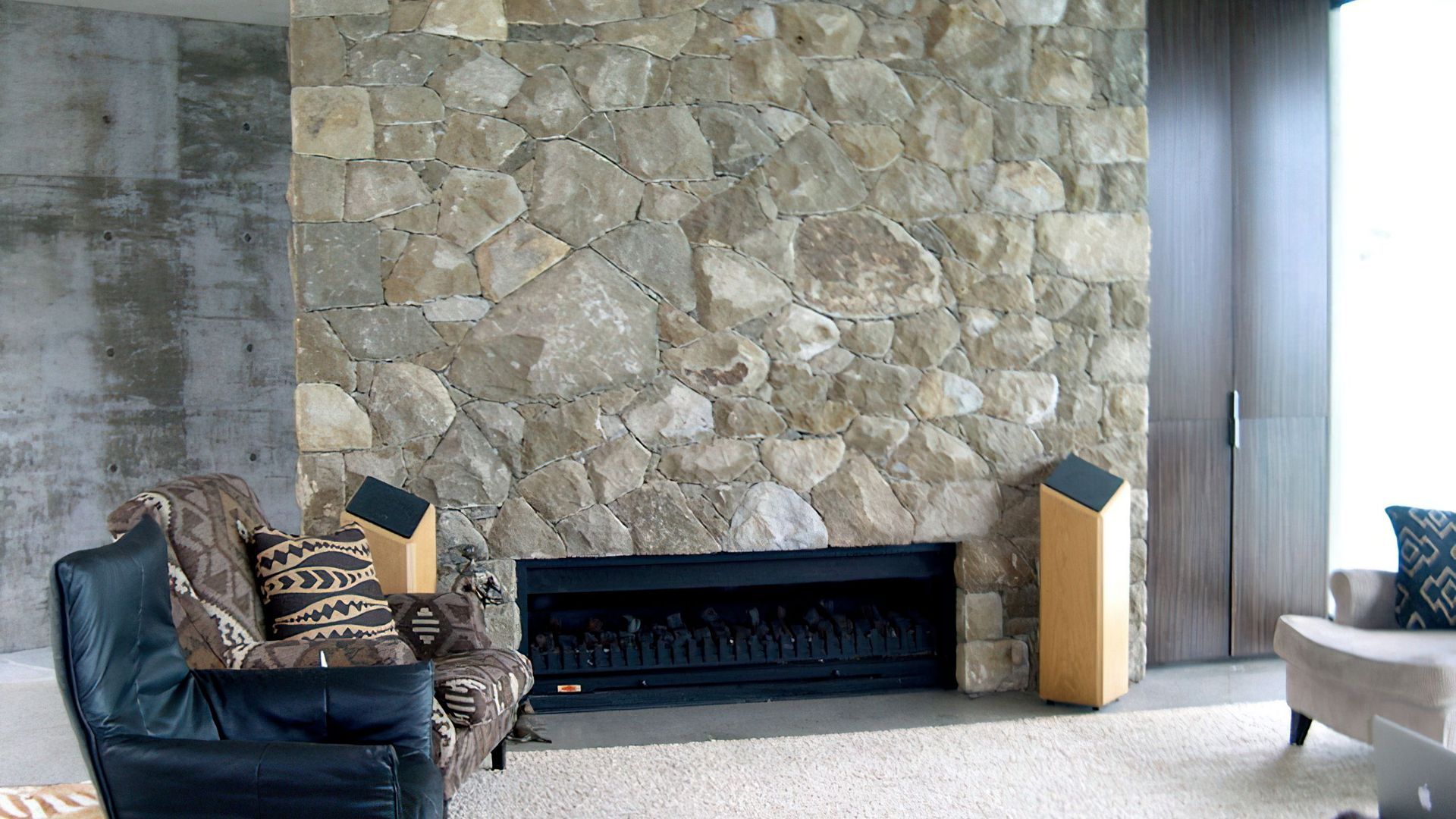 Fireplace banner