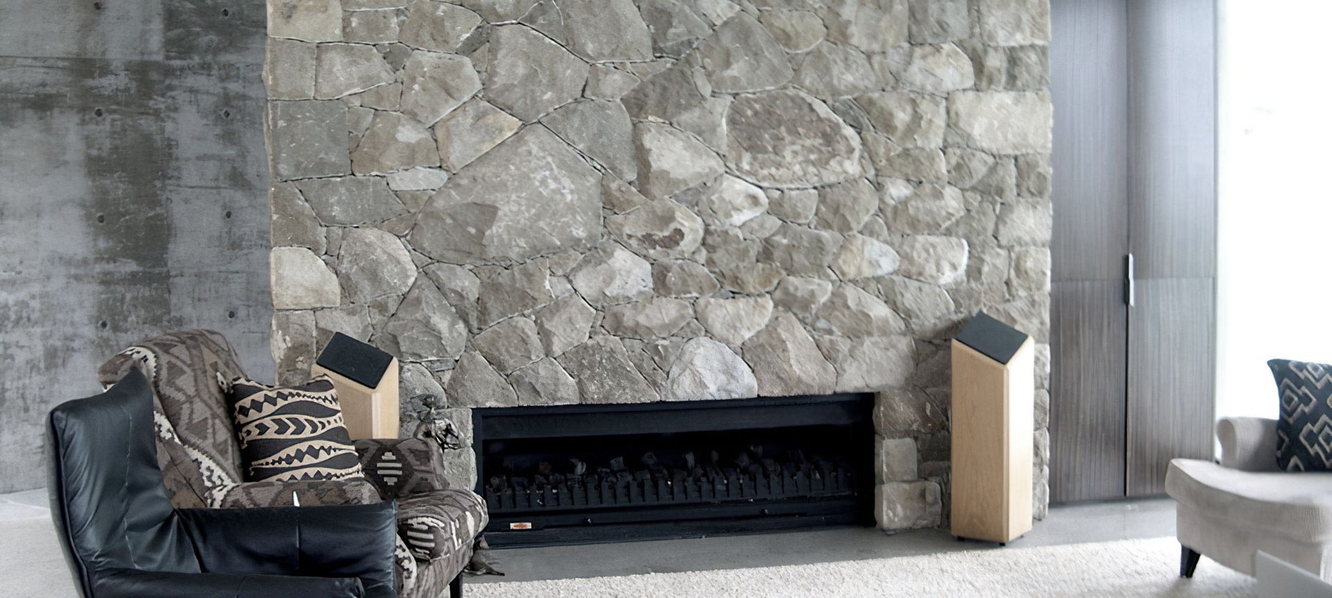 Fireplace banner