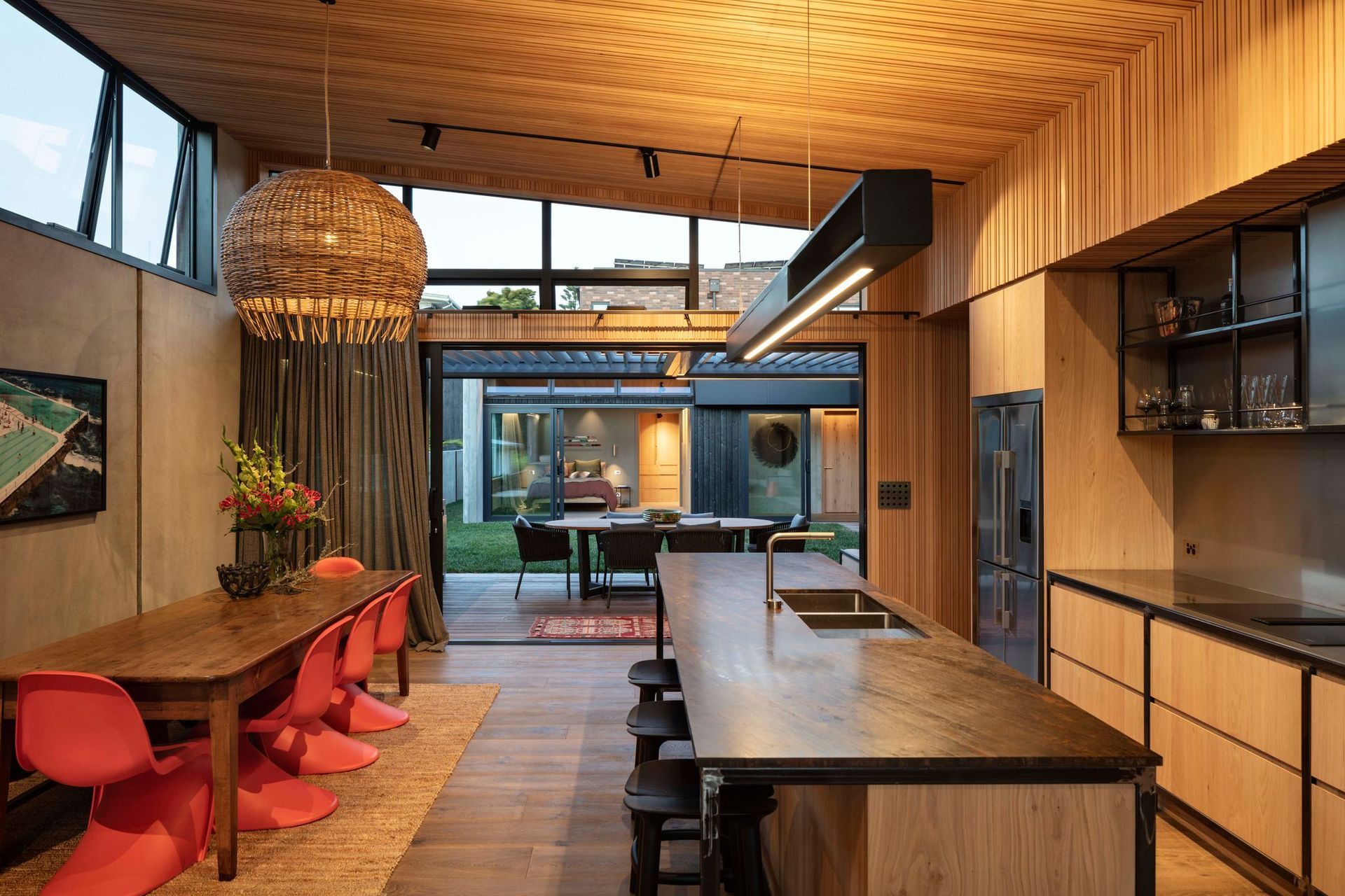 Kitchen and dining area