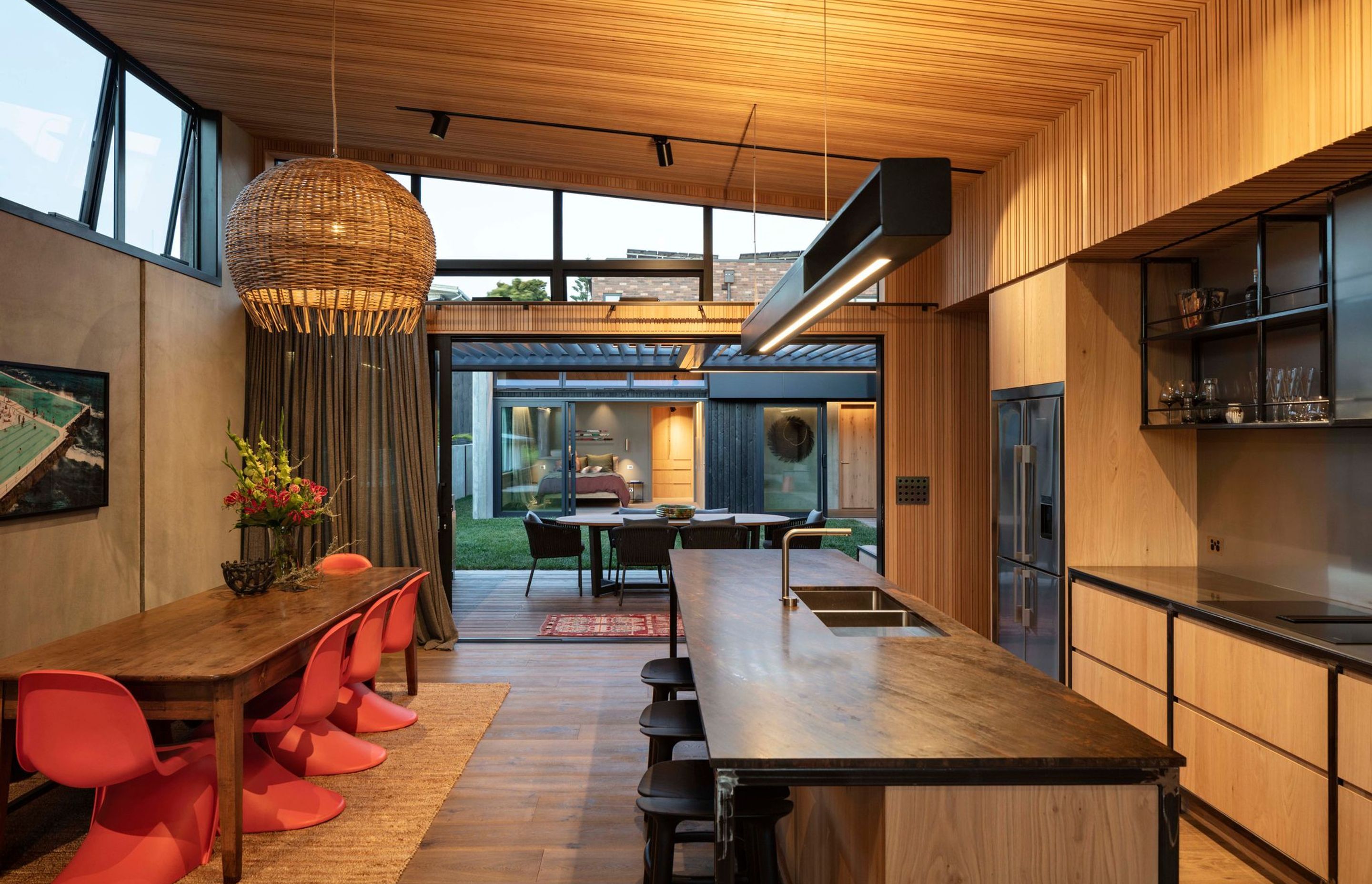 Kitchen and dining area