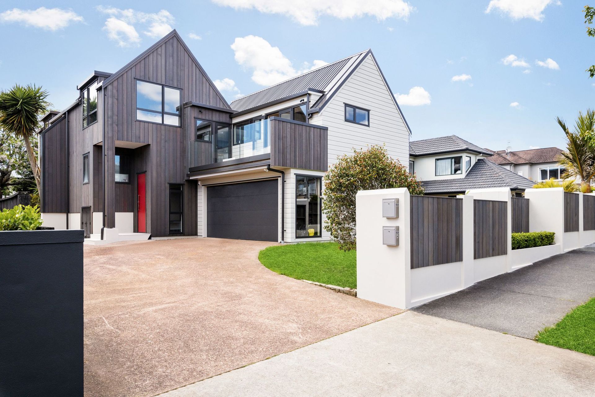 After image of the front of the house