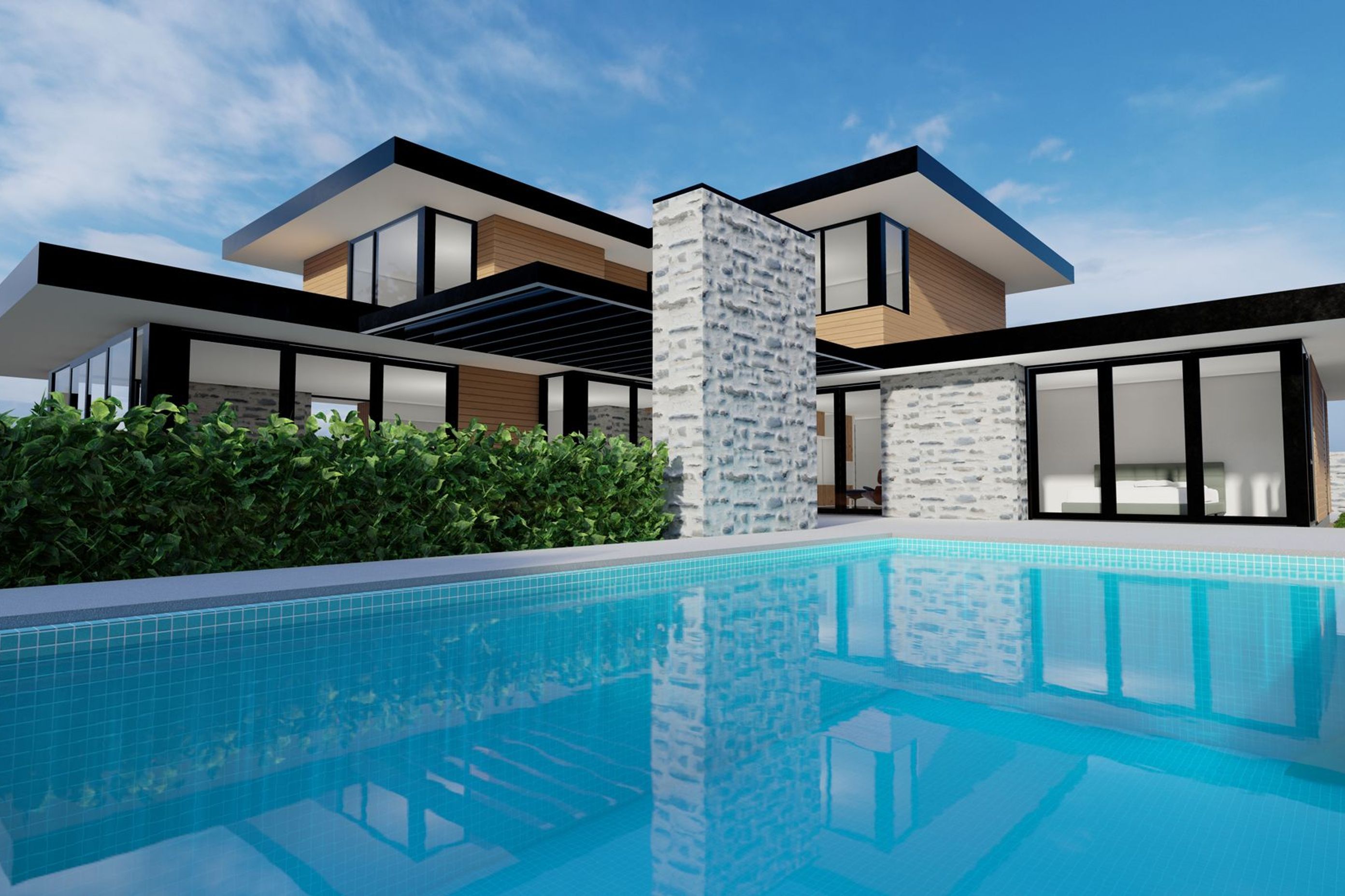 Flat Roof House