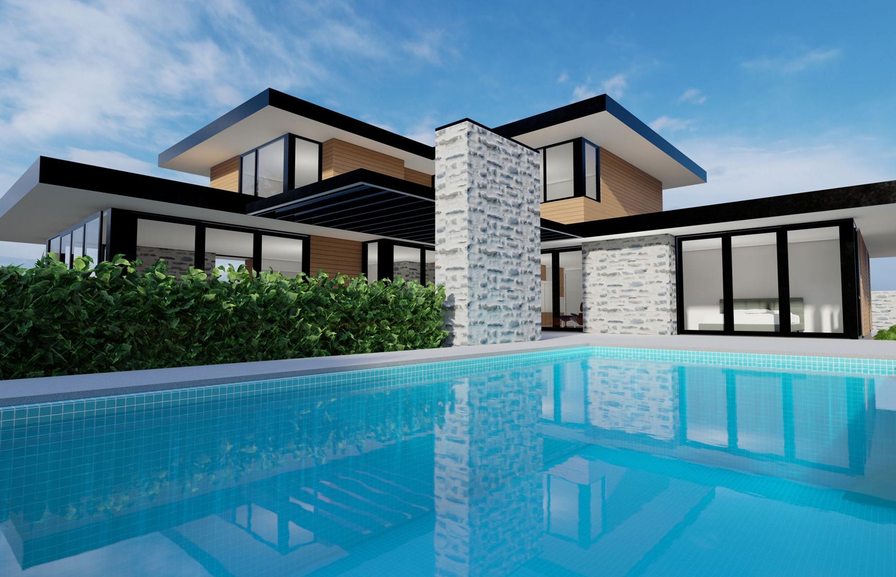 Flat Roof House