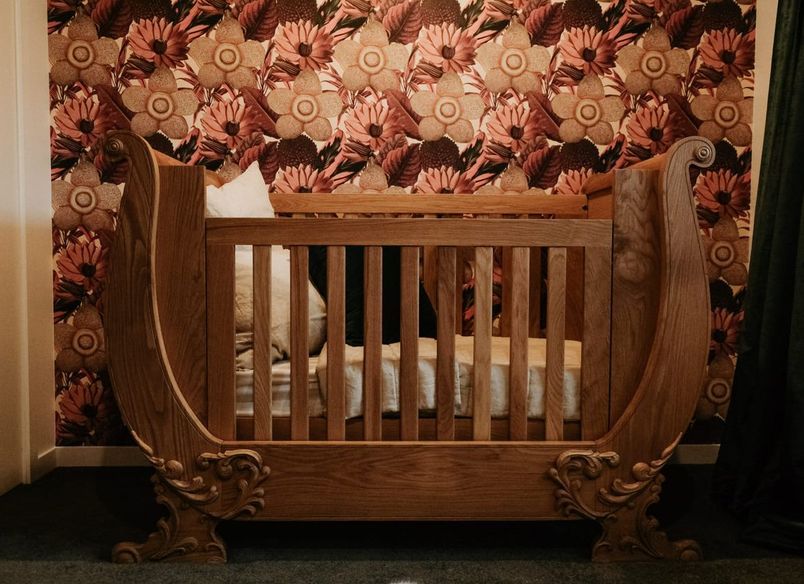 Private Project - Sleigh Bed Cot