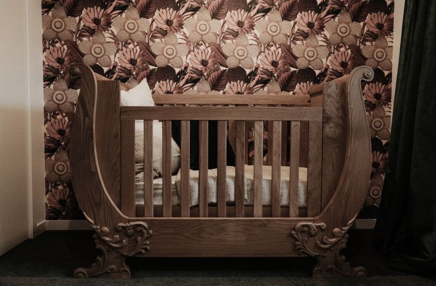 Private Project - Sleigh Bed Cot