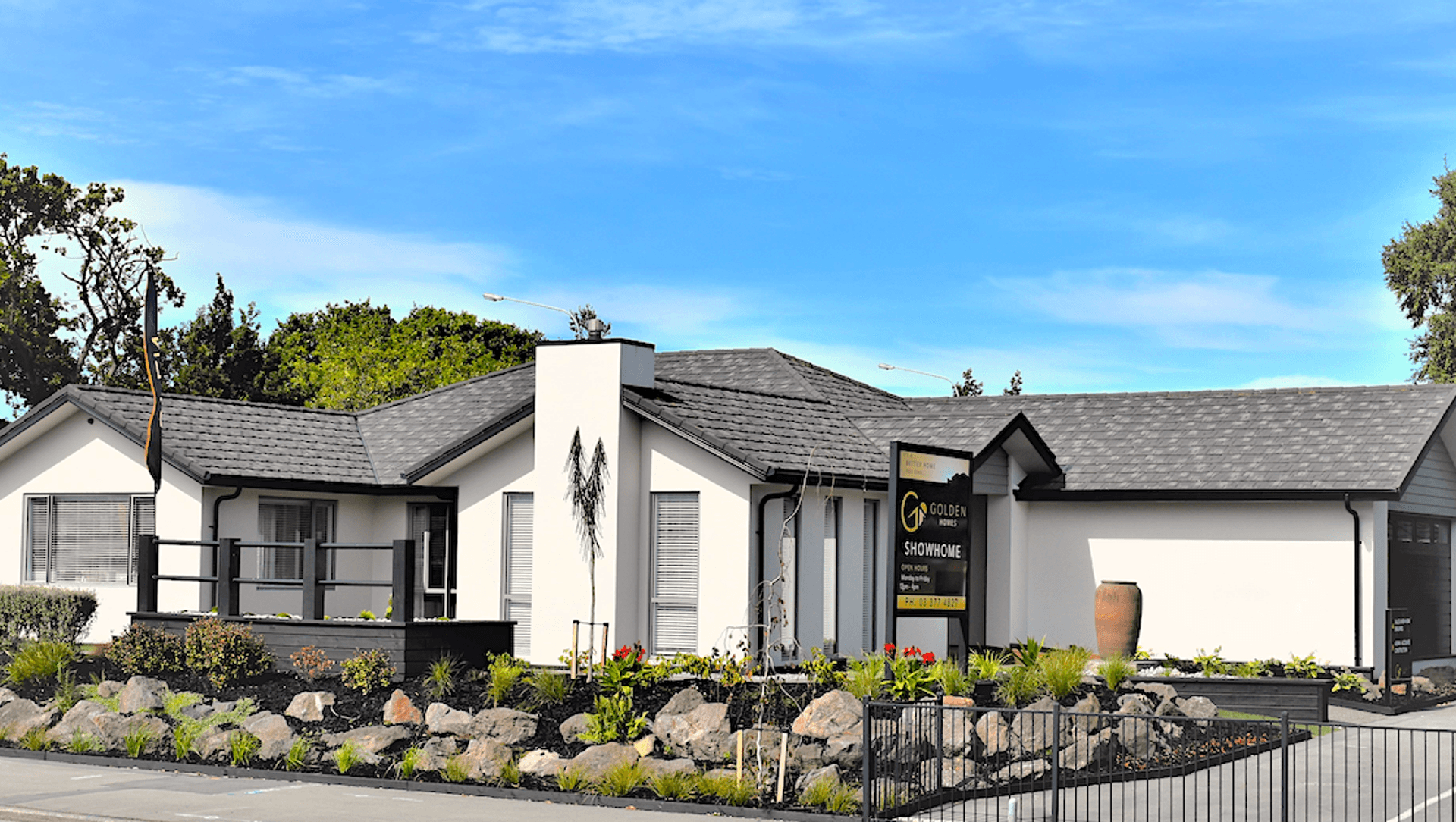 Bealey Showhome, Christchurch CBD banner