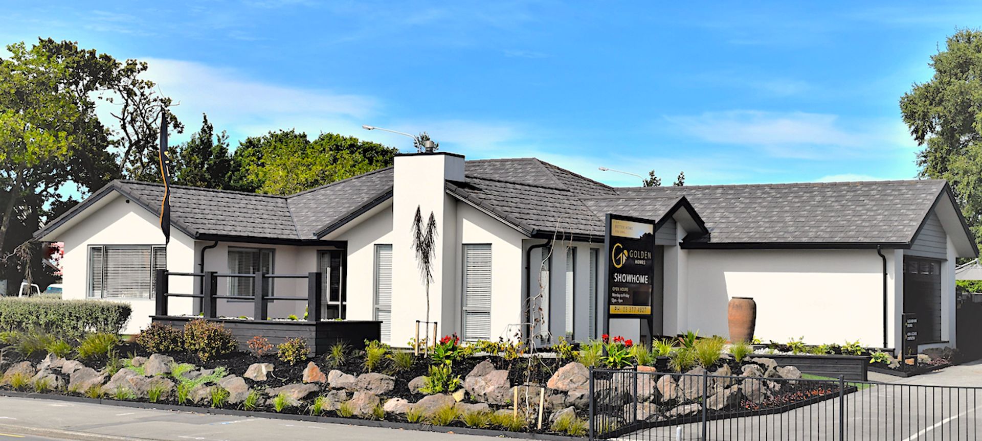 Bealey Showhome, Christchurch CBD banner