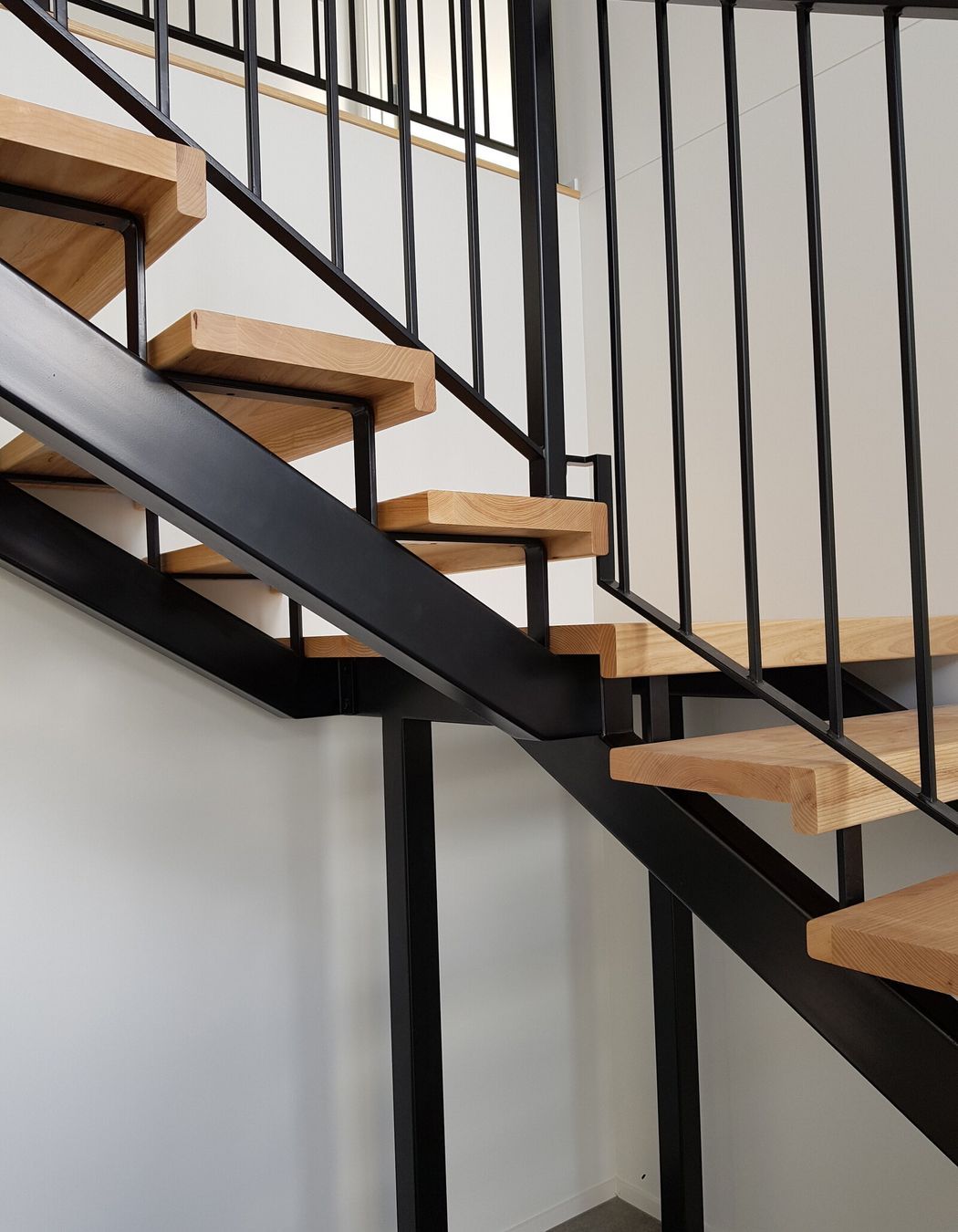 Steelwork for the stairs