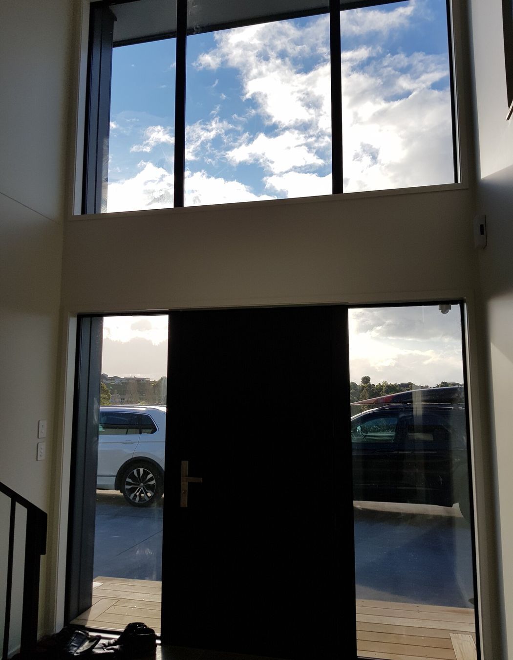 The Front Entry looking from the inside