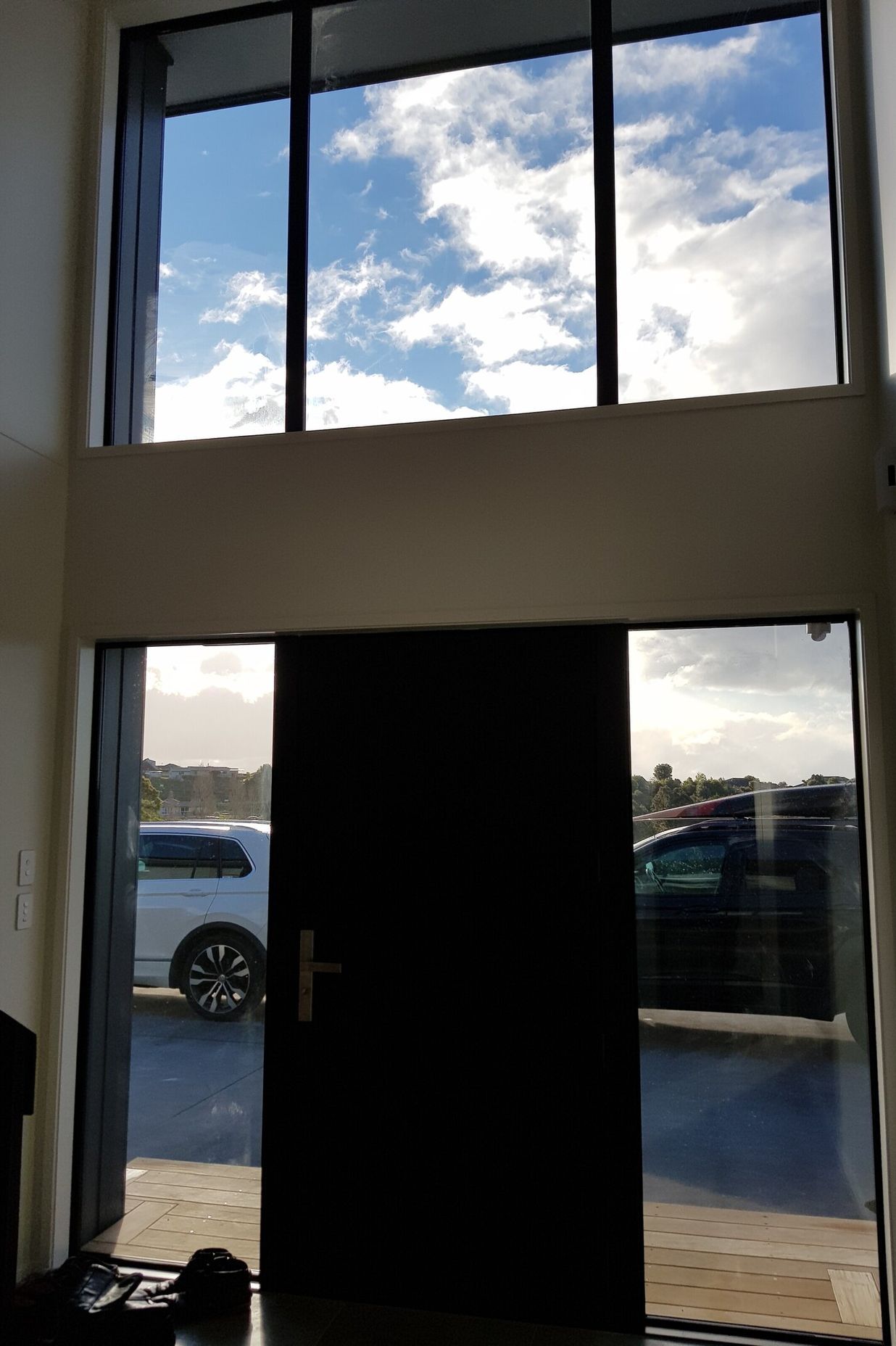 The Front Entry looking from the inside
