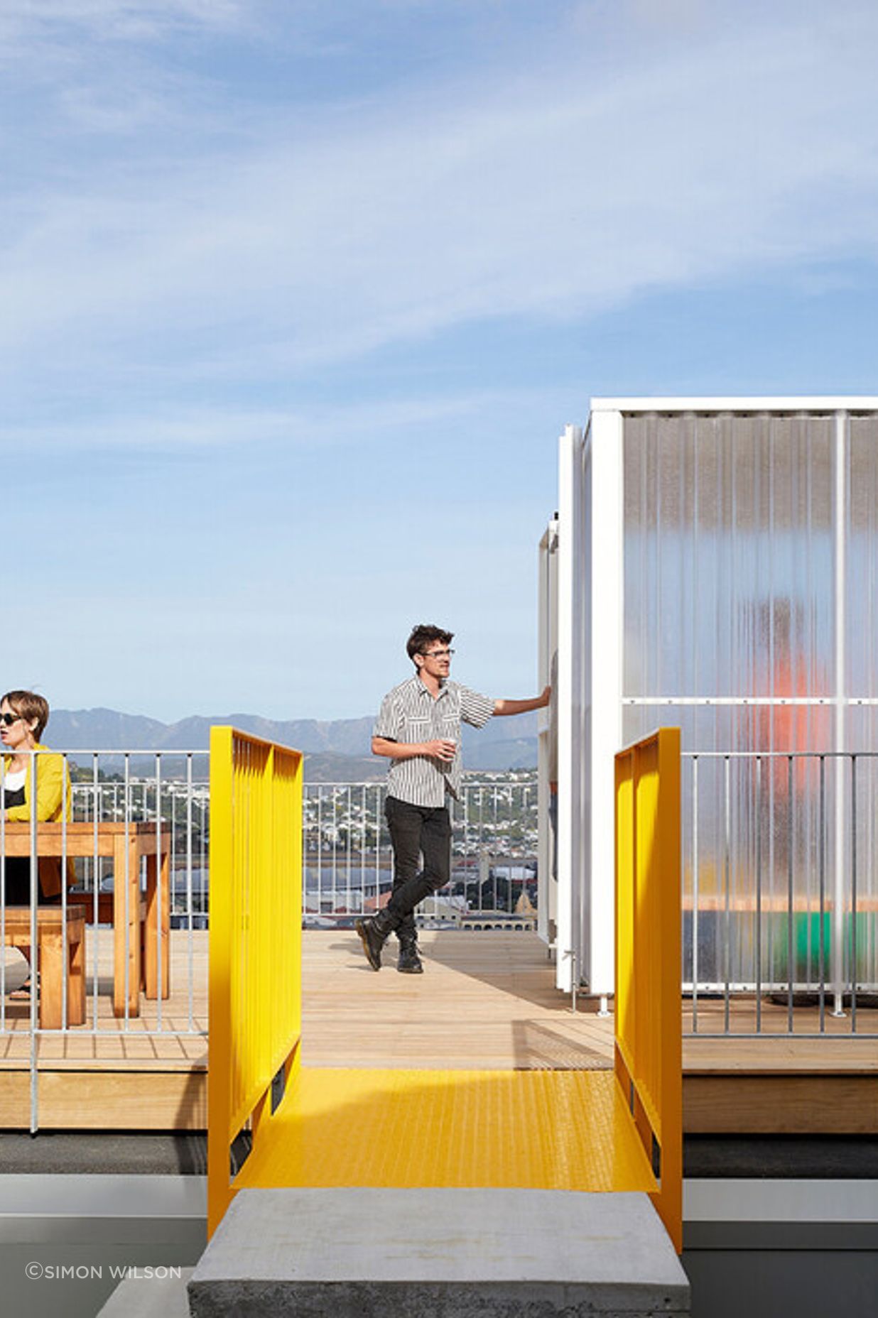 Yellow accents are found throughout the build.