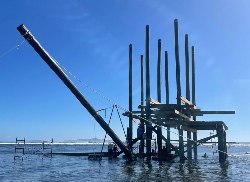 Cloudbreak Fiji WSL judging and media tower