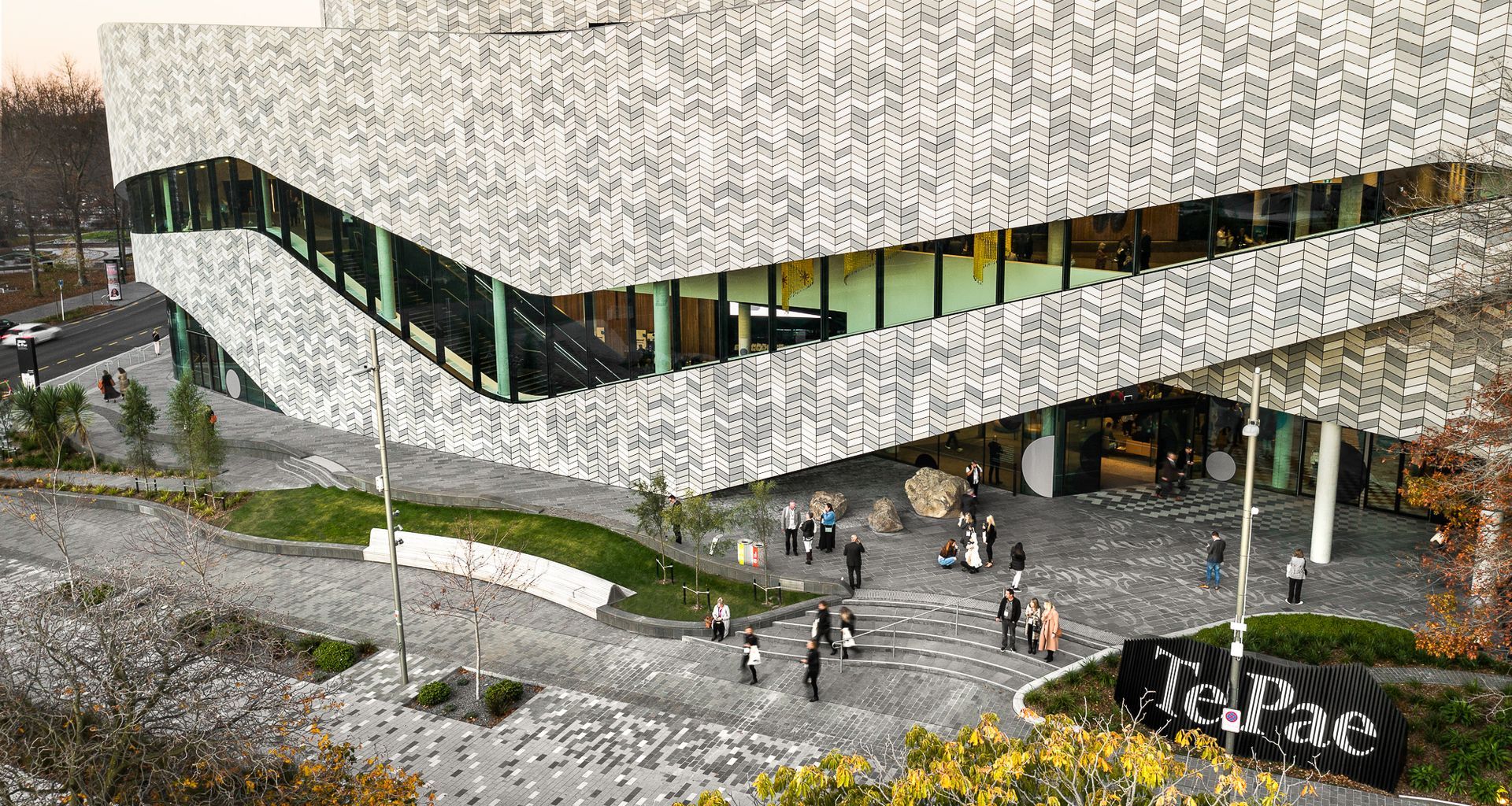 Te Pae Christchurch Convention Centre banner