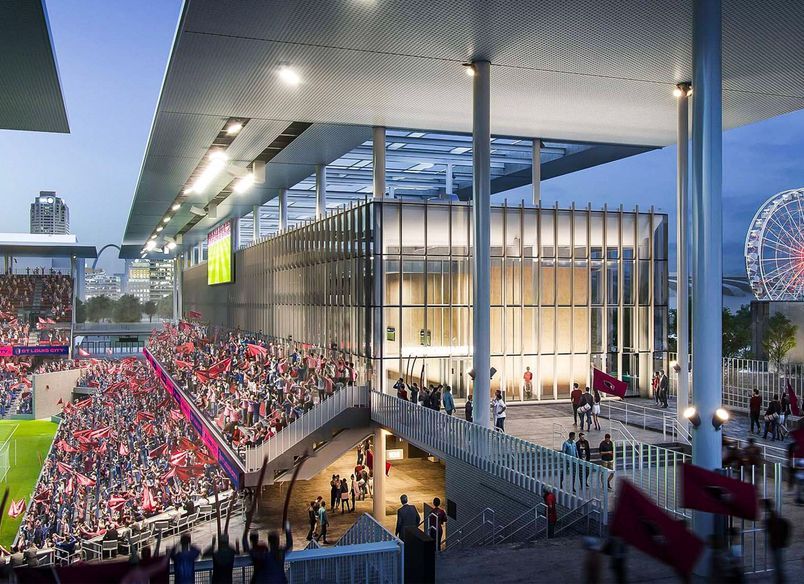 Soccer Stadium Wire Mesh Balustrade