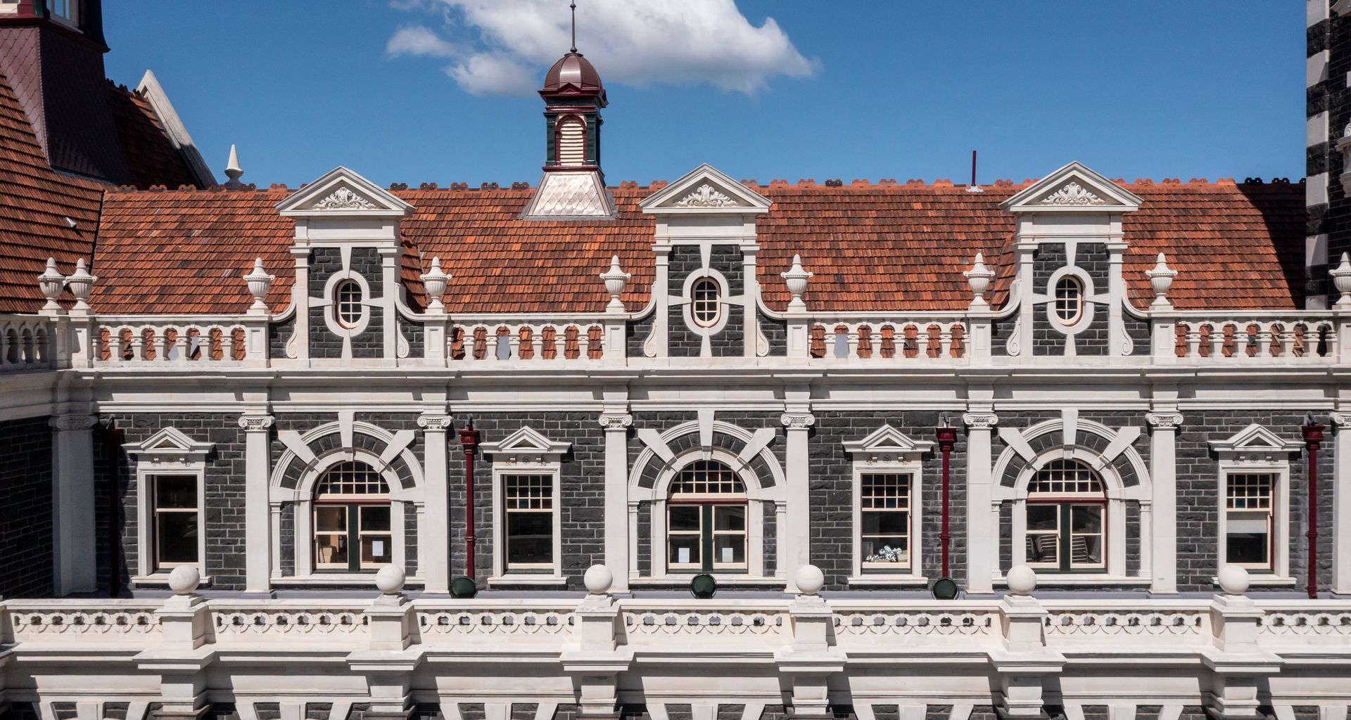 Dunedin Railway Station banner