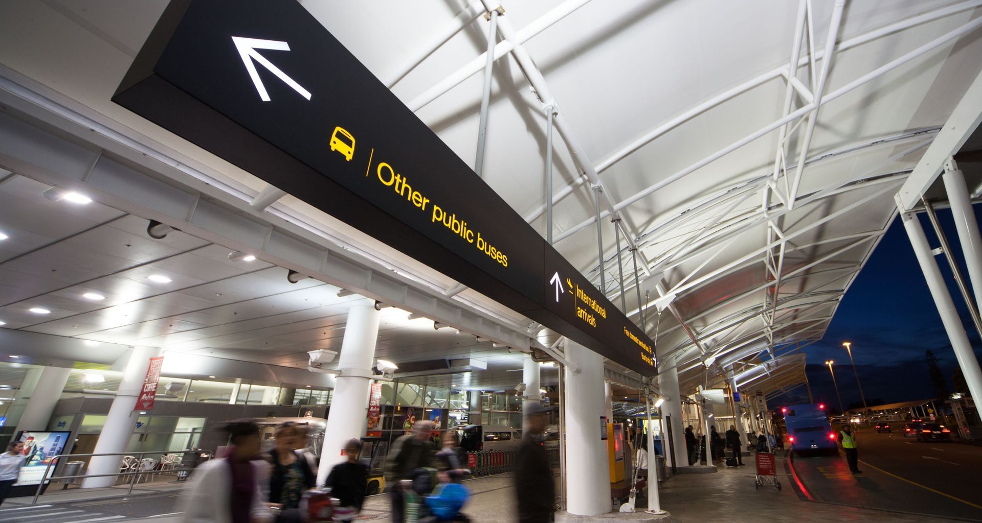 Auckland Airport banner