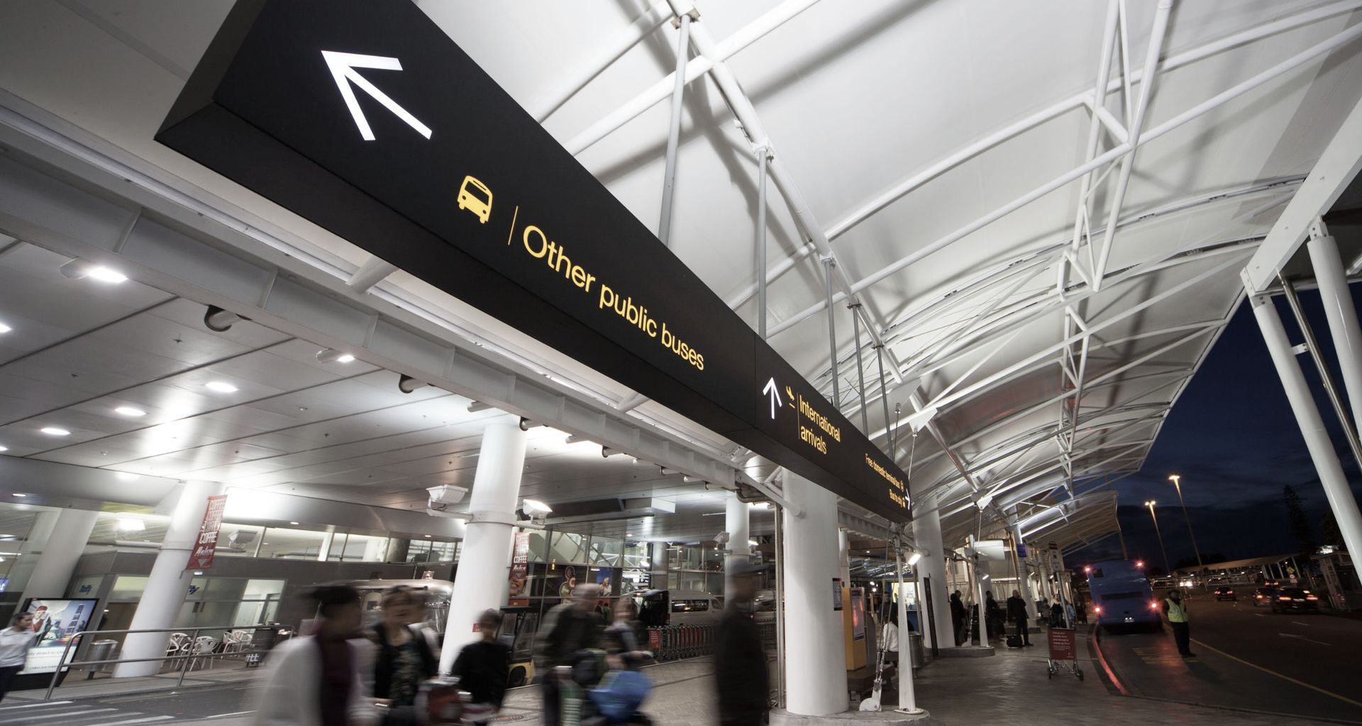 Auckland Airport banner