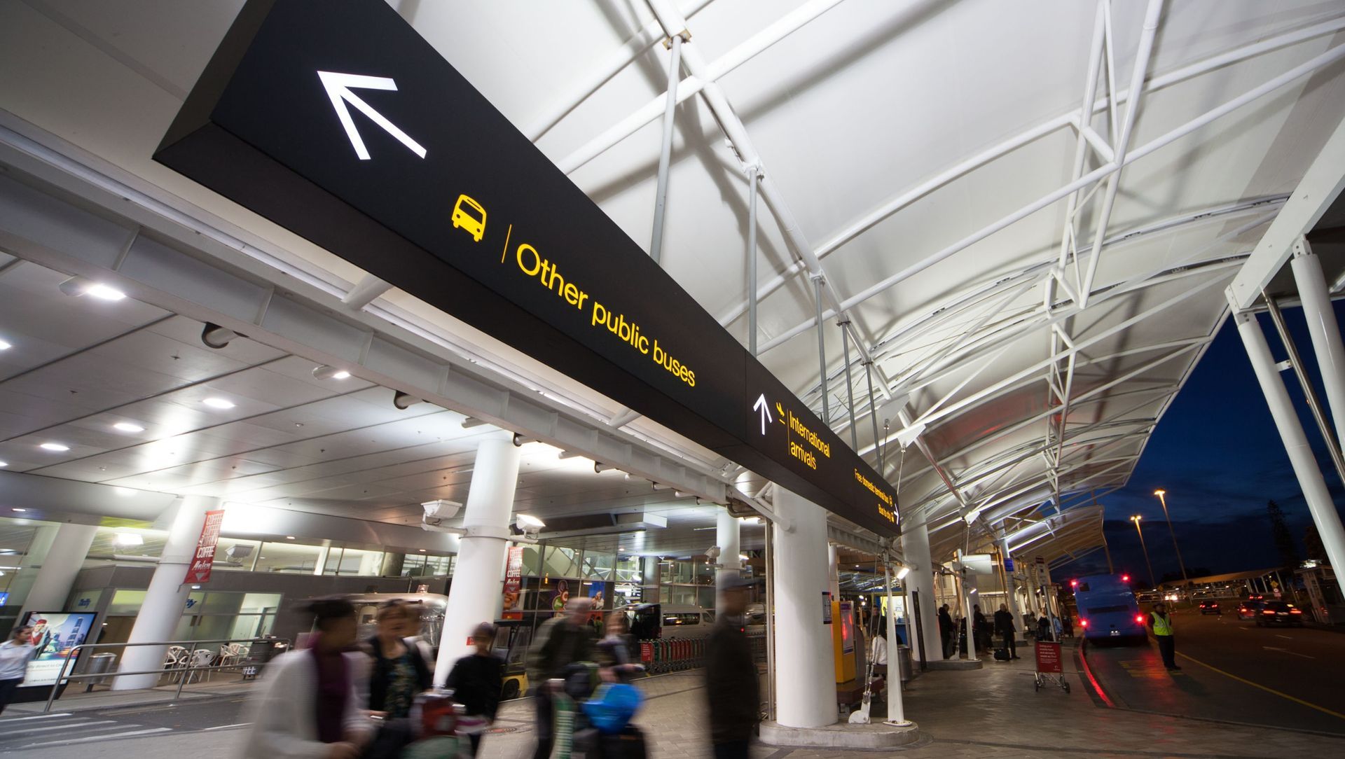 Auckland Airport banner