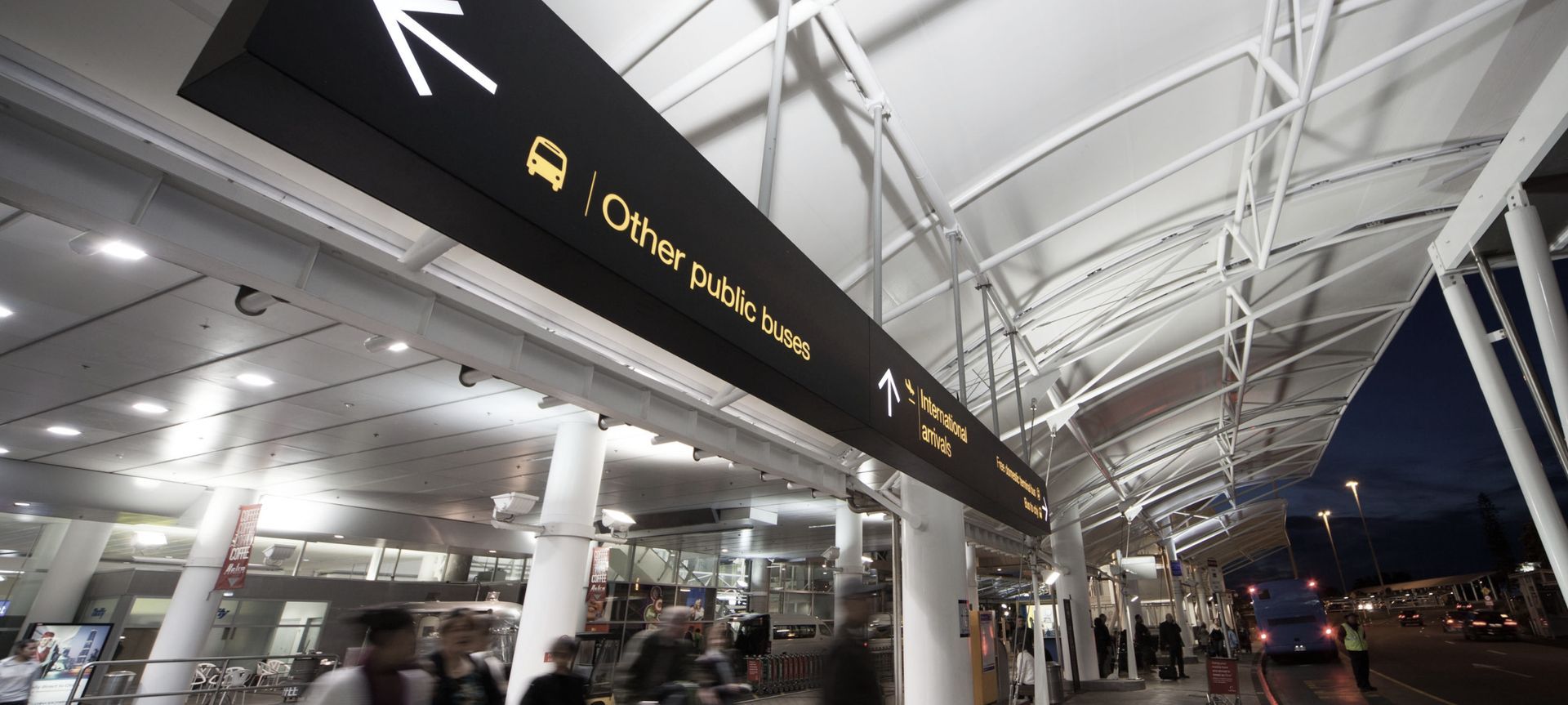 Auckland Airport banner