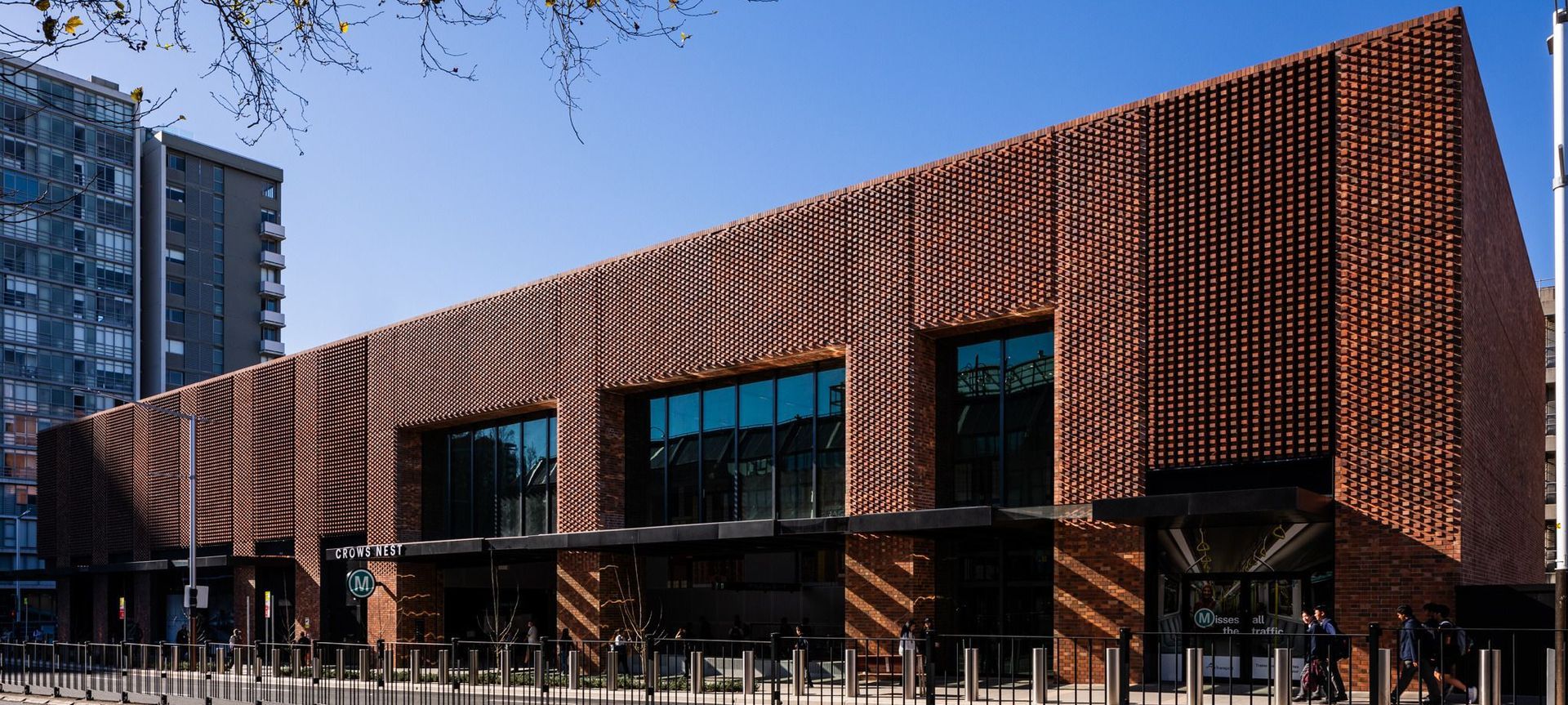 Simple external architecture seamlessly weaves large-scale infrastructure into the local community.   Image: Trevor Mein