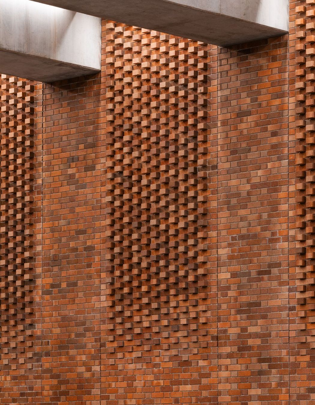 Robertson's worked with Architectural Form Liners Australia, performing a number of trials to develop a solution, and Evolution Precast manufactured the panels