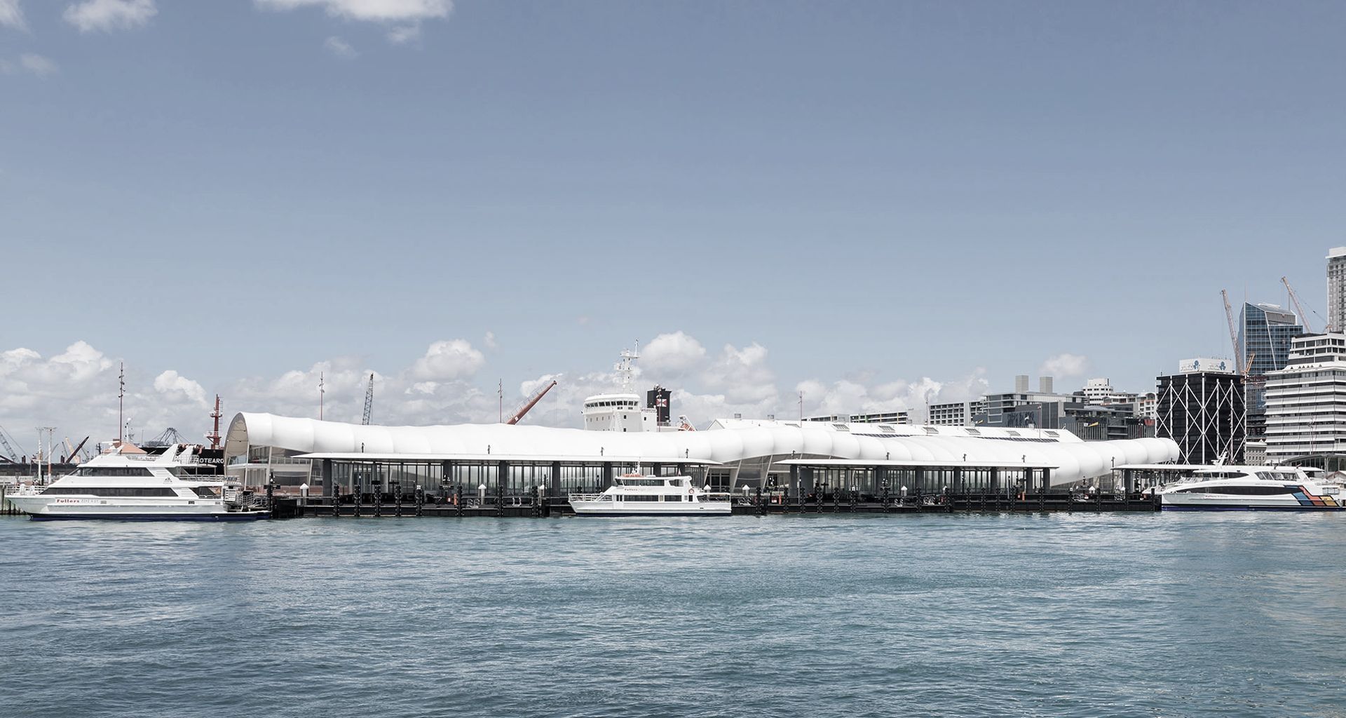 Downtown Auckland Ferry Terminal banner