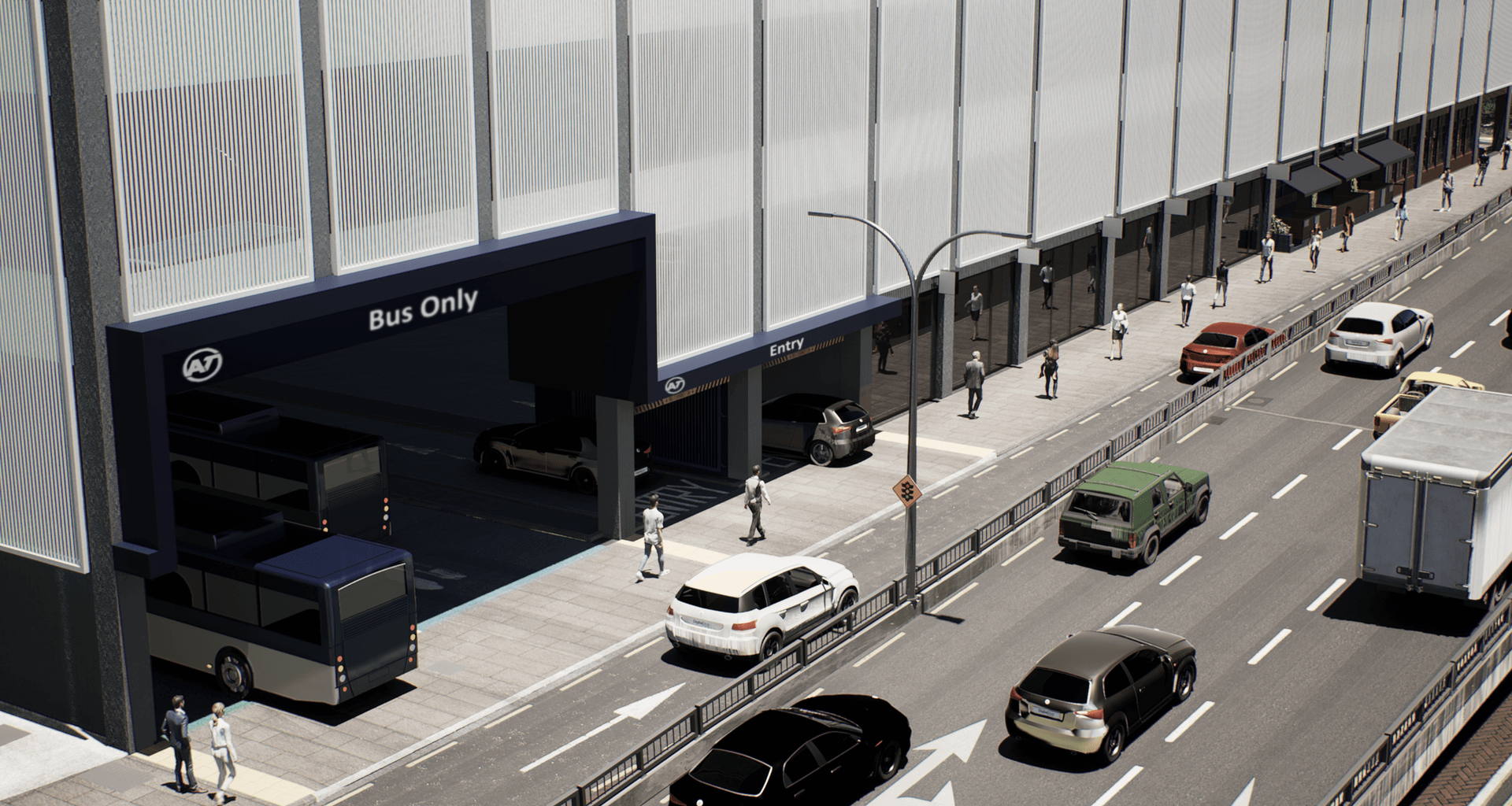 Downtown Carpark banner