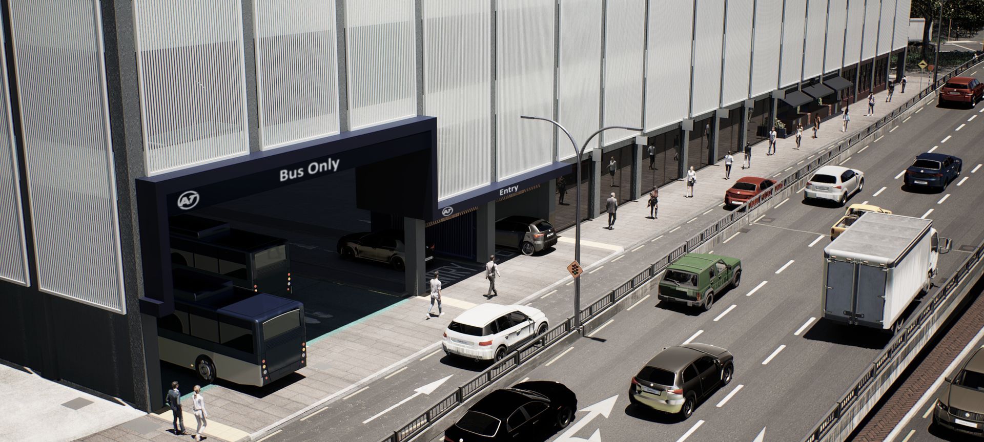 Downtown Carpark banner