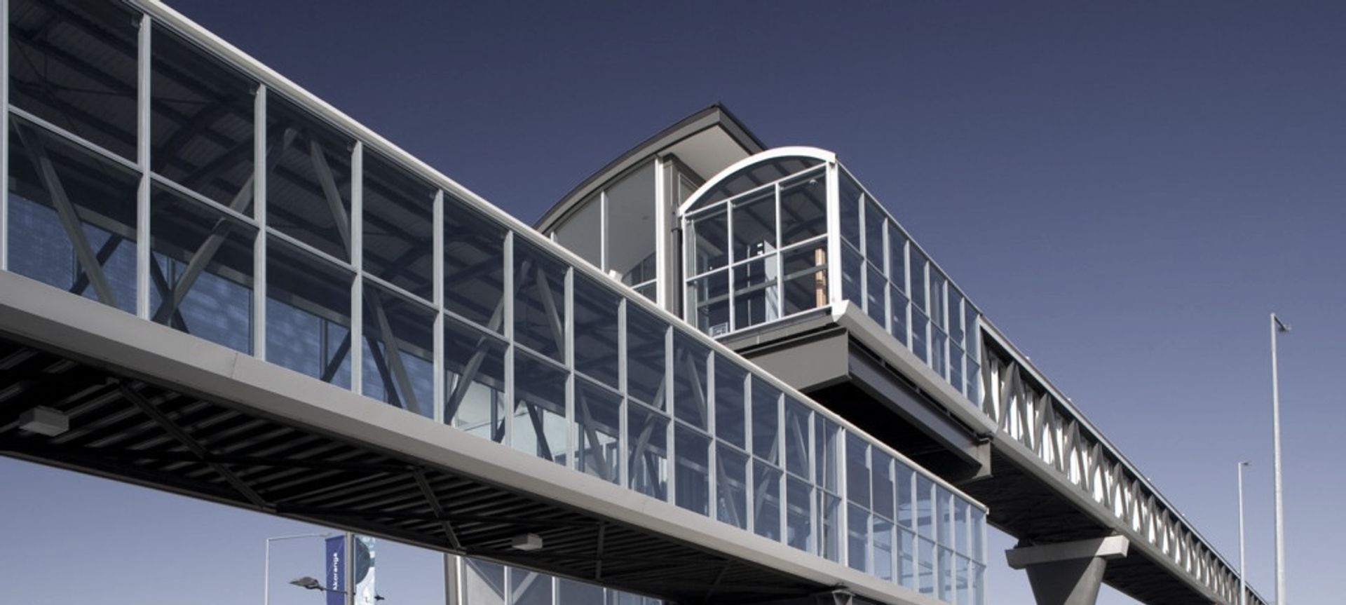 Northern Busway Pedestrian Bridge banner