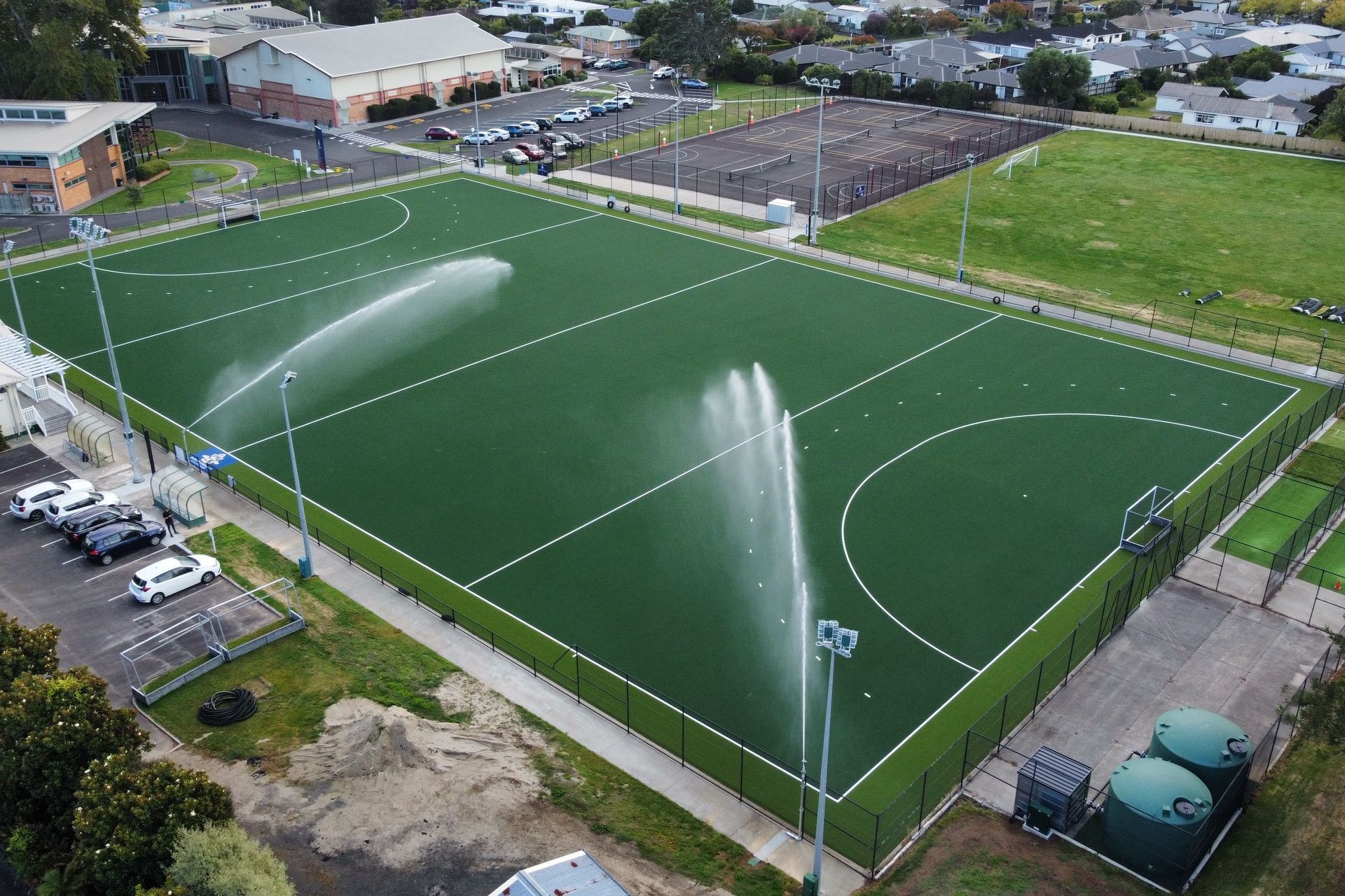 Field Irrigation System to Enhance Playing Conditions