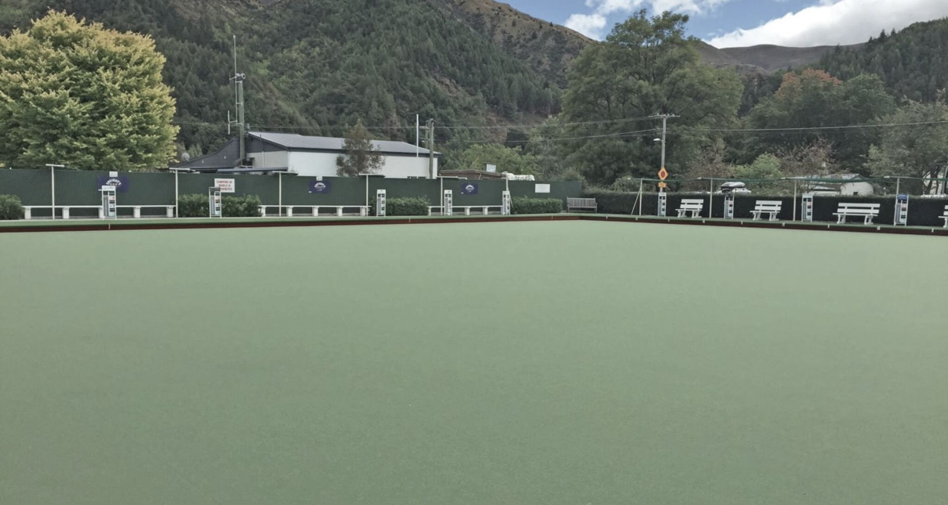 Arrowtown’s GreenWeave Bowls surface banner