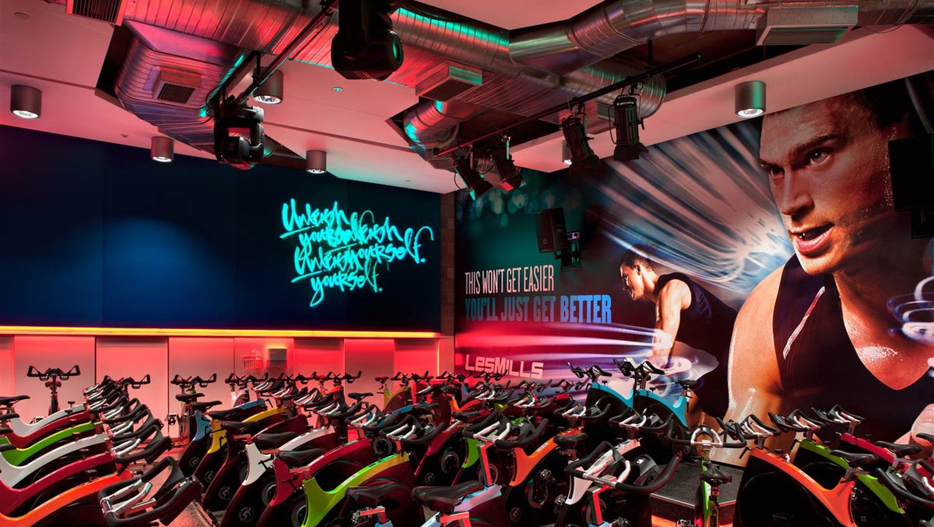 Les Mills, Britomart banner