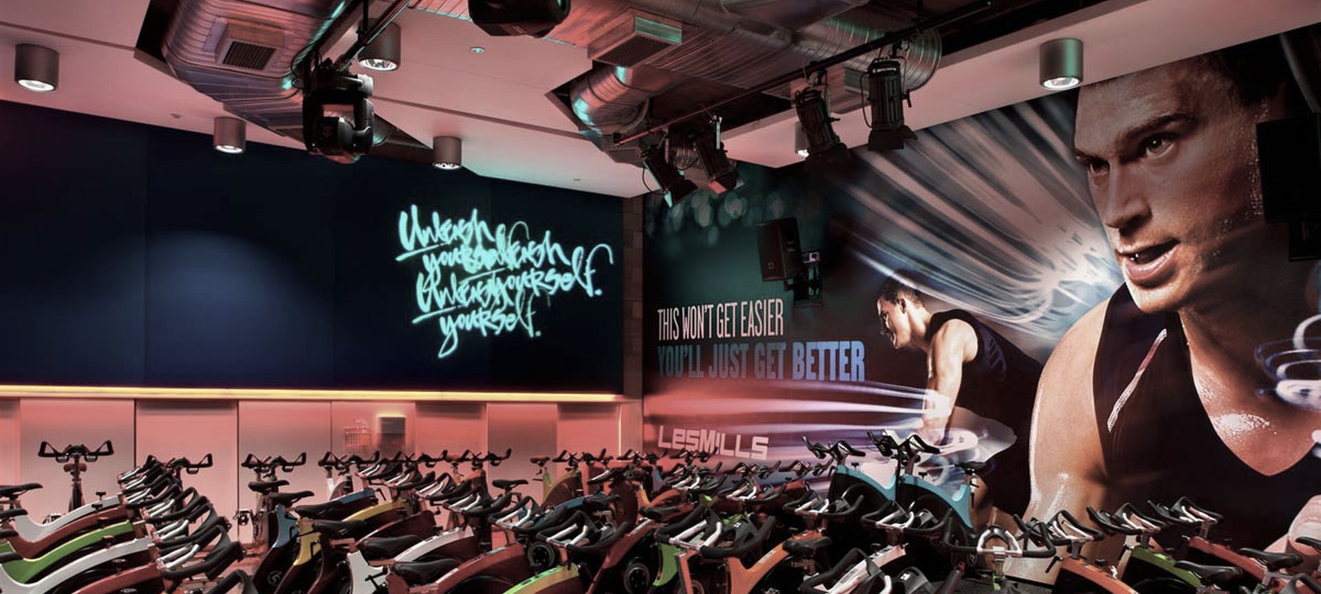 Les Mills, Britomart banner