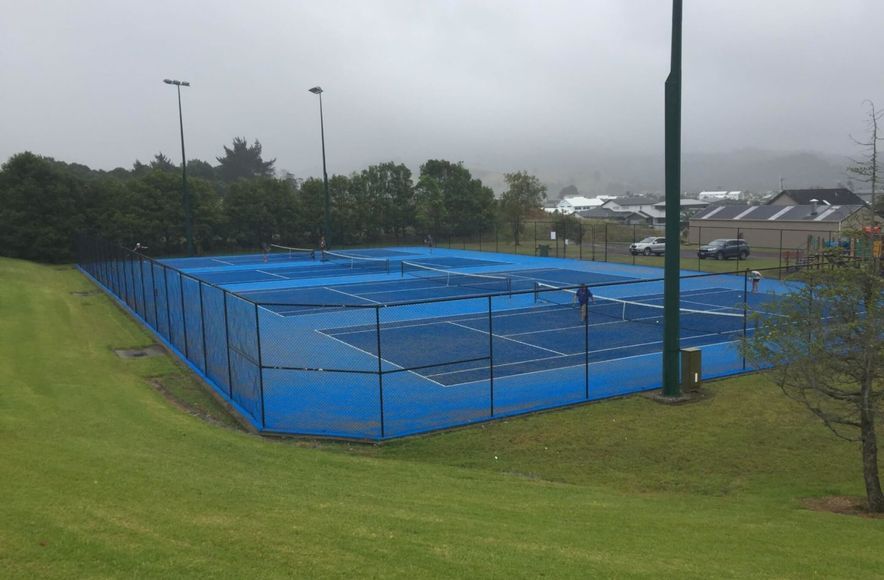 Pauanui Waterways new Tournament synthetic courts