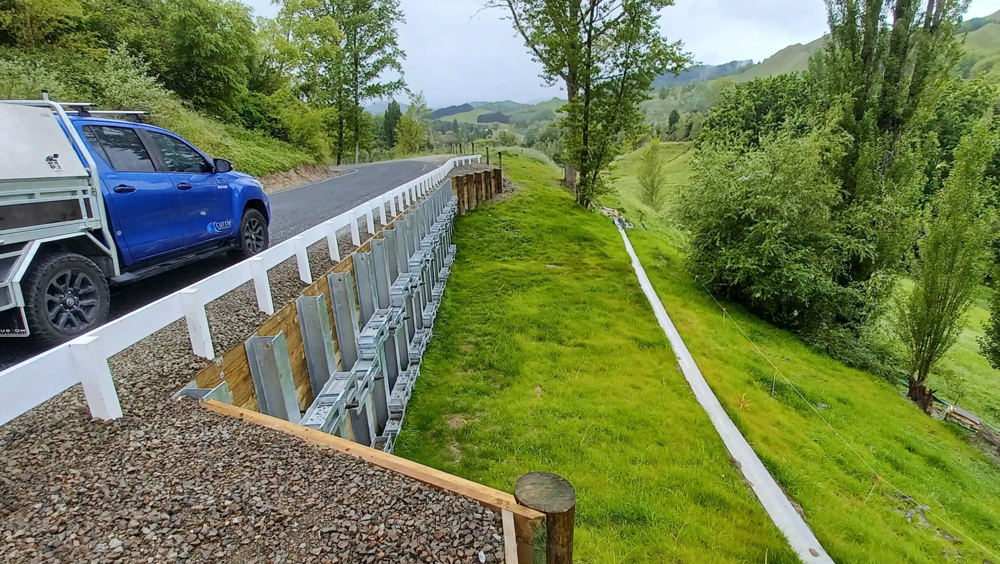 Bushy Knoll Steel Wall